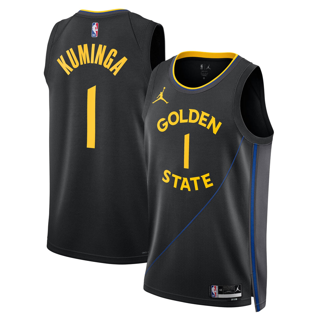 Jonathan Kuminga Golden State Warriors 2024/25 Statement Edition Swingman Jersey - Black - Unisex
