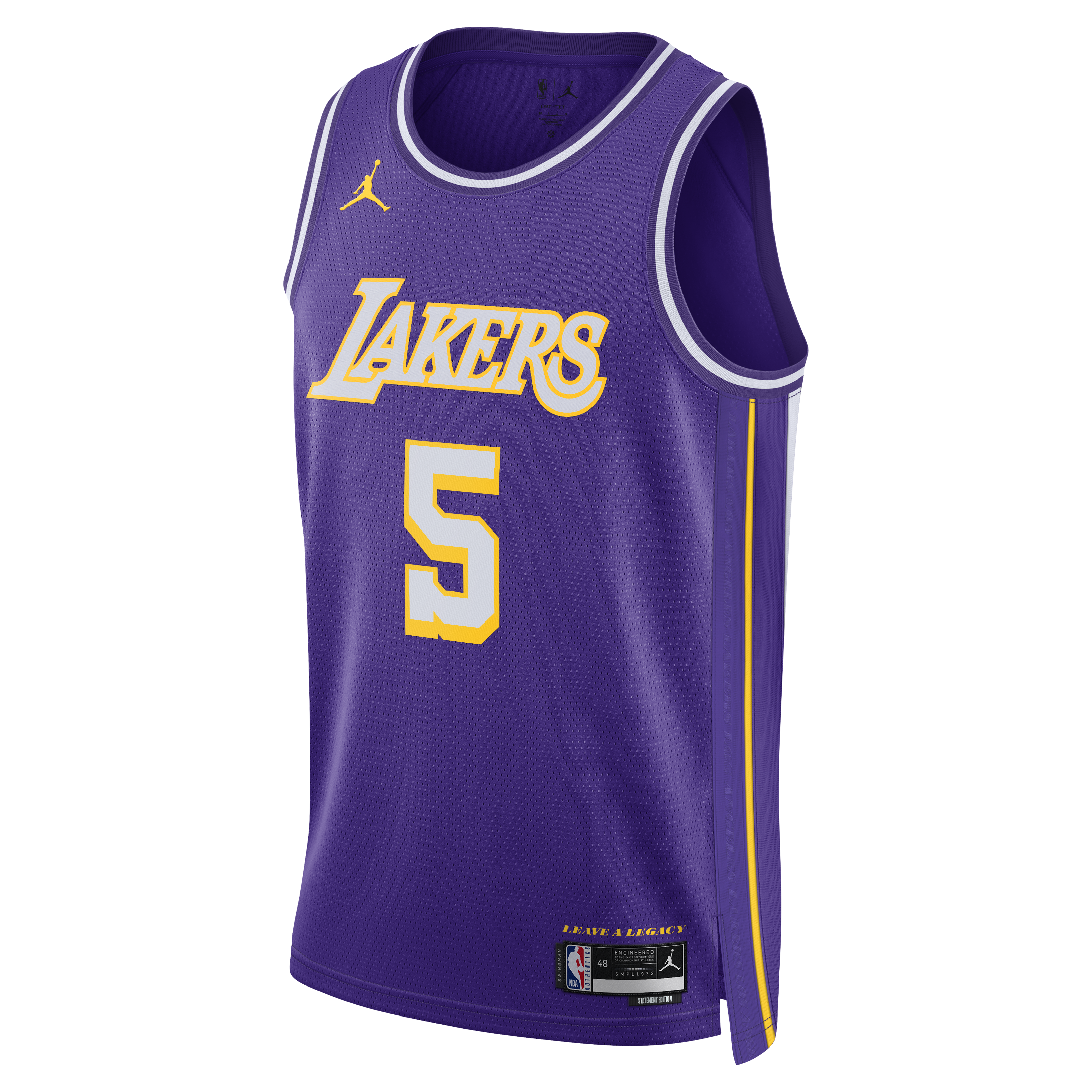 Quentin Grimes Los Angeles Lakers Statement Edition Jersey - Purple - Unisex