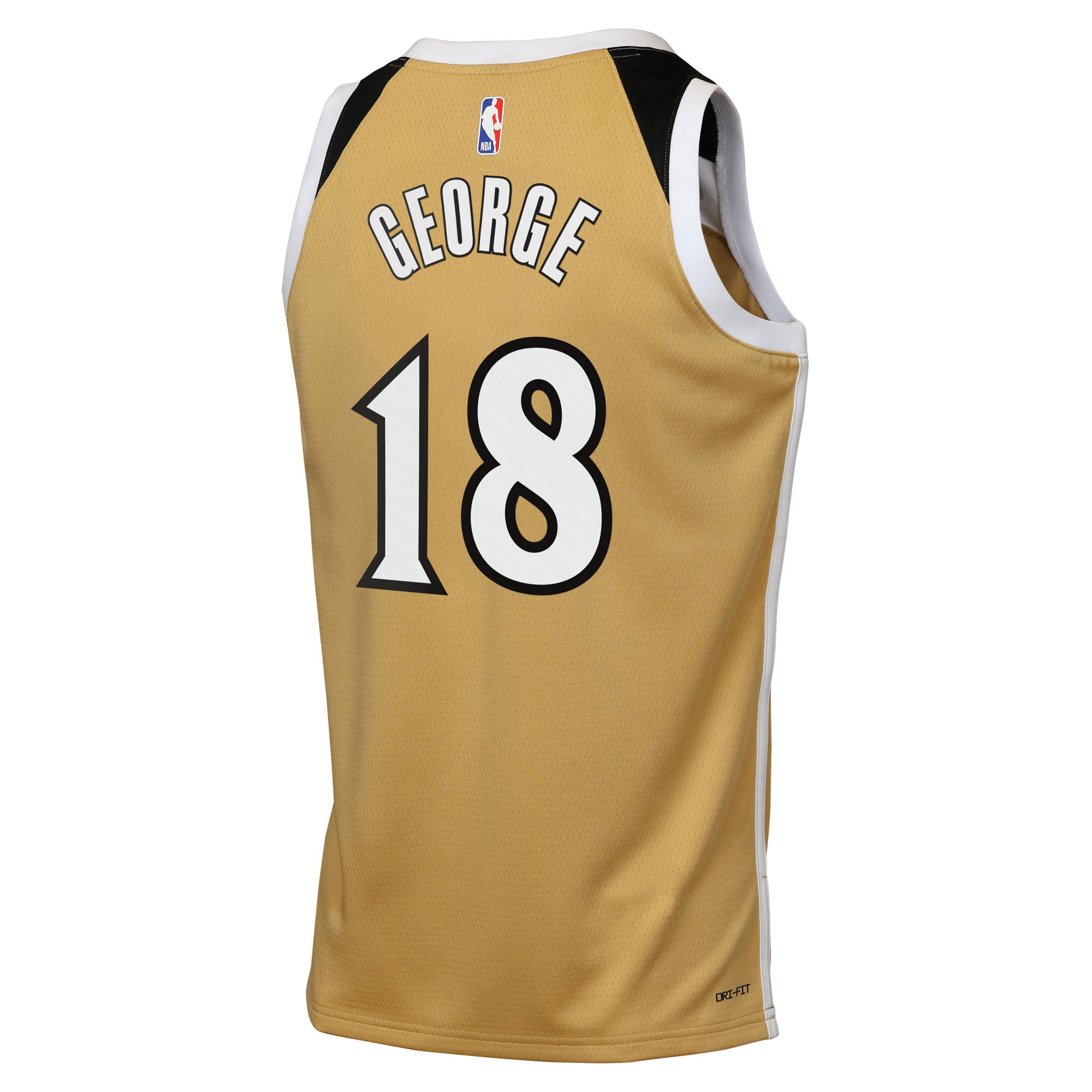 Kyshawn George Washington Wizards 2025/26 City Edition Swingman Jersey - Tan - Youth