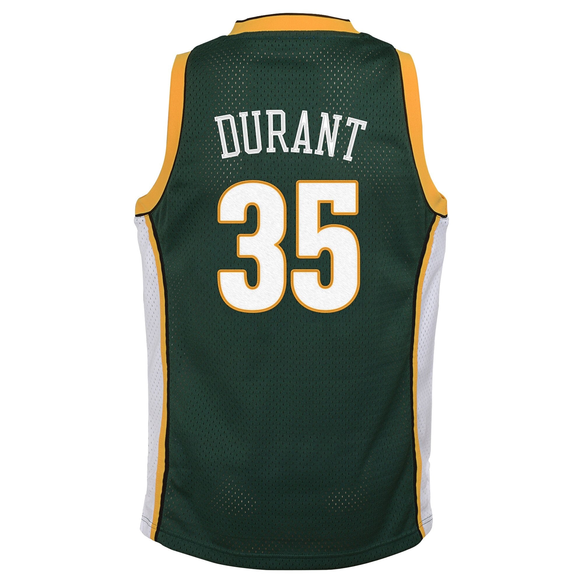 Kevin Durant Seattle Supersonics 2007-08 Hardwood Classics Swingman Road Jersey - White/Green - Youth