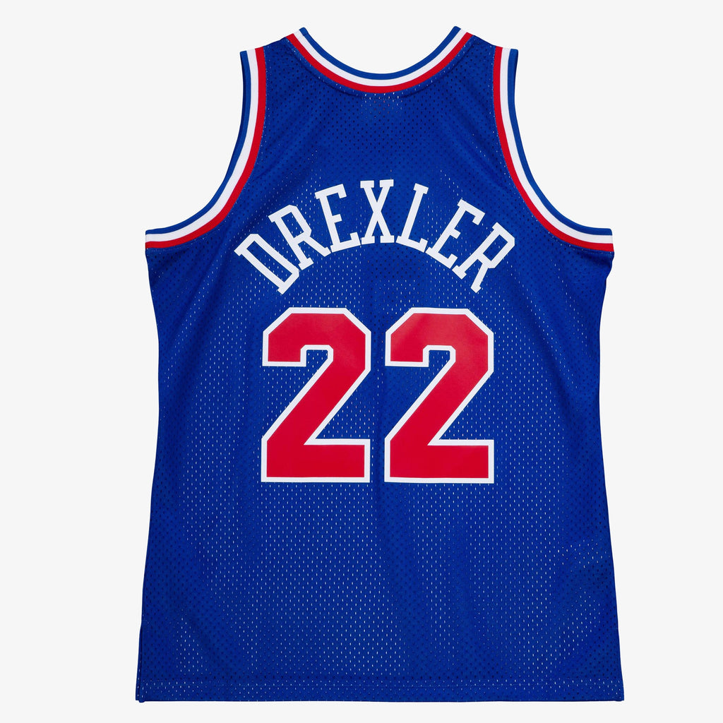 Clyde Drexler Portland Trail Blazers 1992 All-Star West Authentic Jersey - Royal Blue