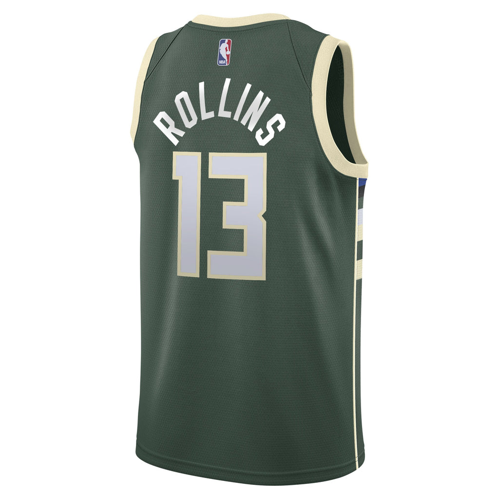 Ryan Rollins Milwaukee Bucks Icon Edition Swingman Jersey - Hunter Green - Youth
