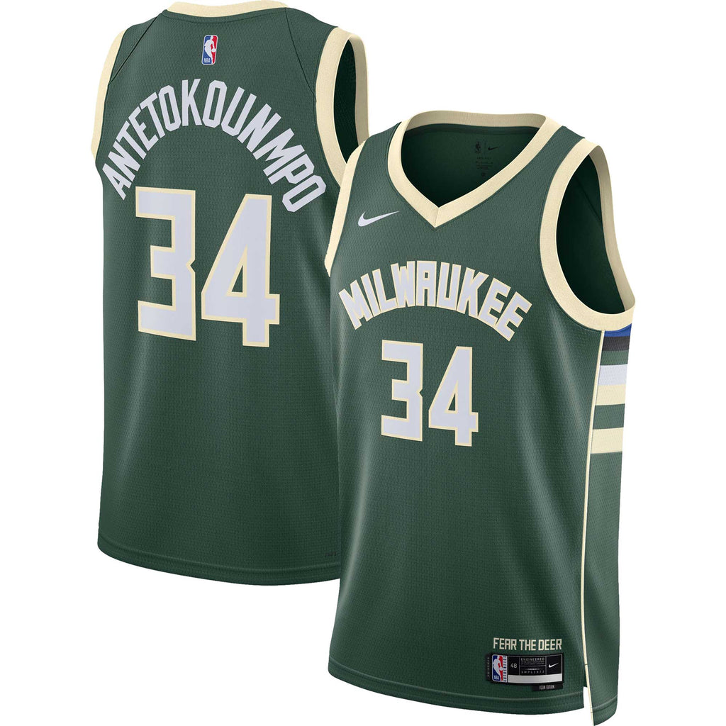Giannis Antetokounmpo Milwaukee Bucks Dri-Fit Swingman Jersey
