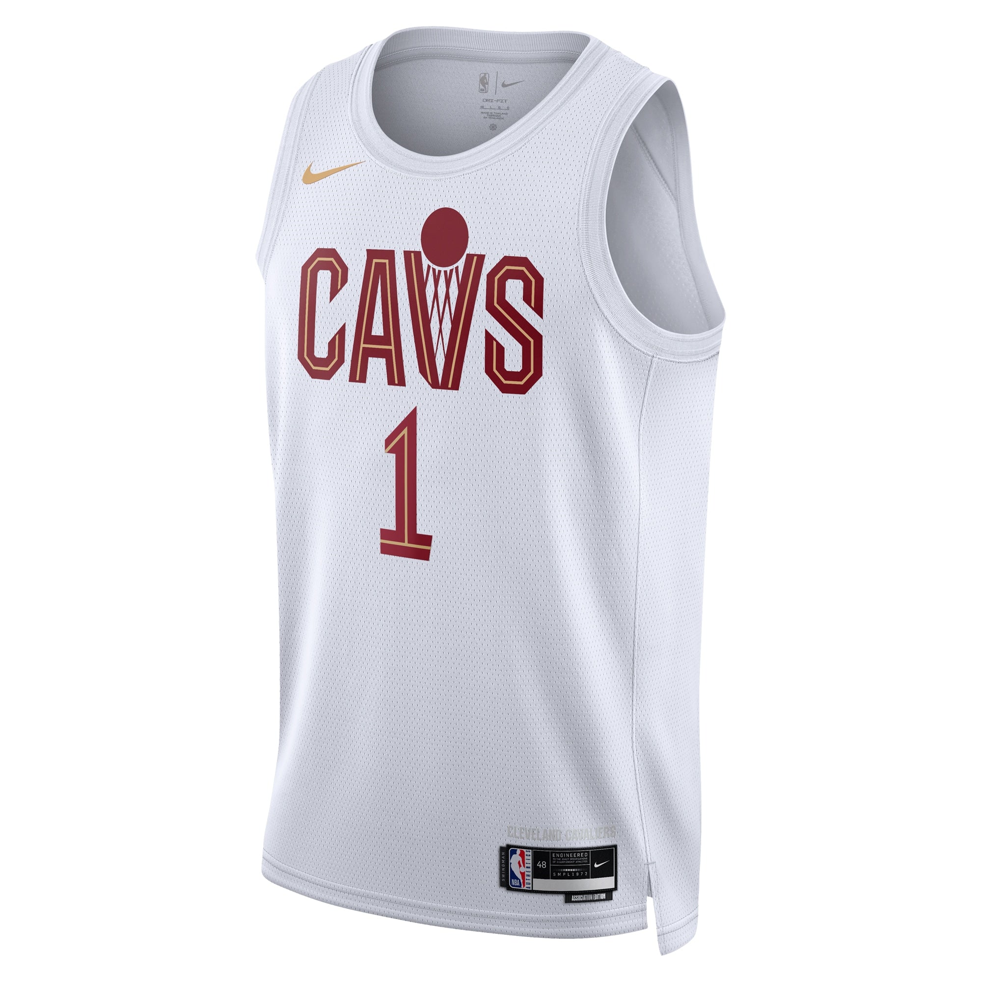 Max Strus Cleveland Cavaliers Association Edition Swingman Jersey - White - Unisex