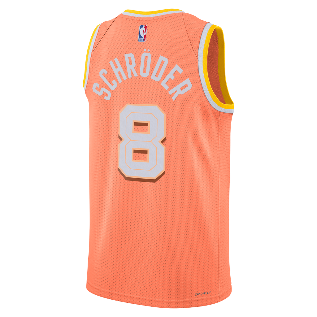Dennis Schröder Cleveland Cavaliers 2025/26 City Edition Swingman Jersey - Orange - Unisex
