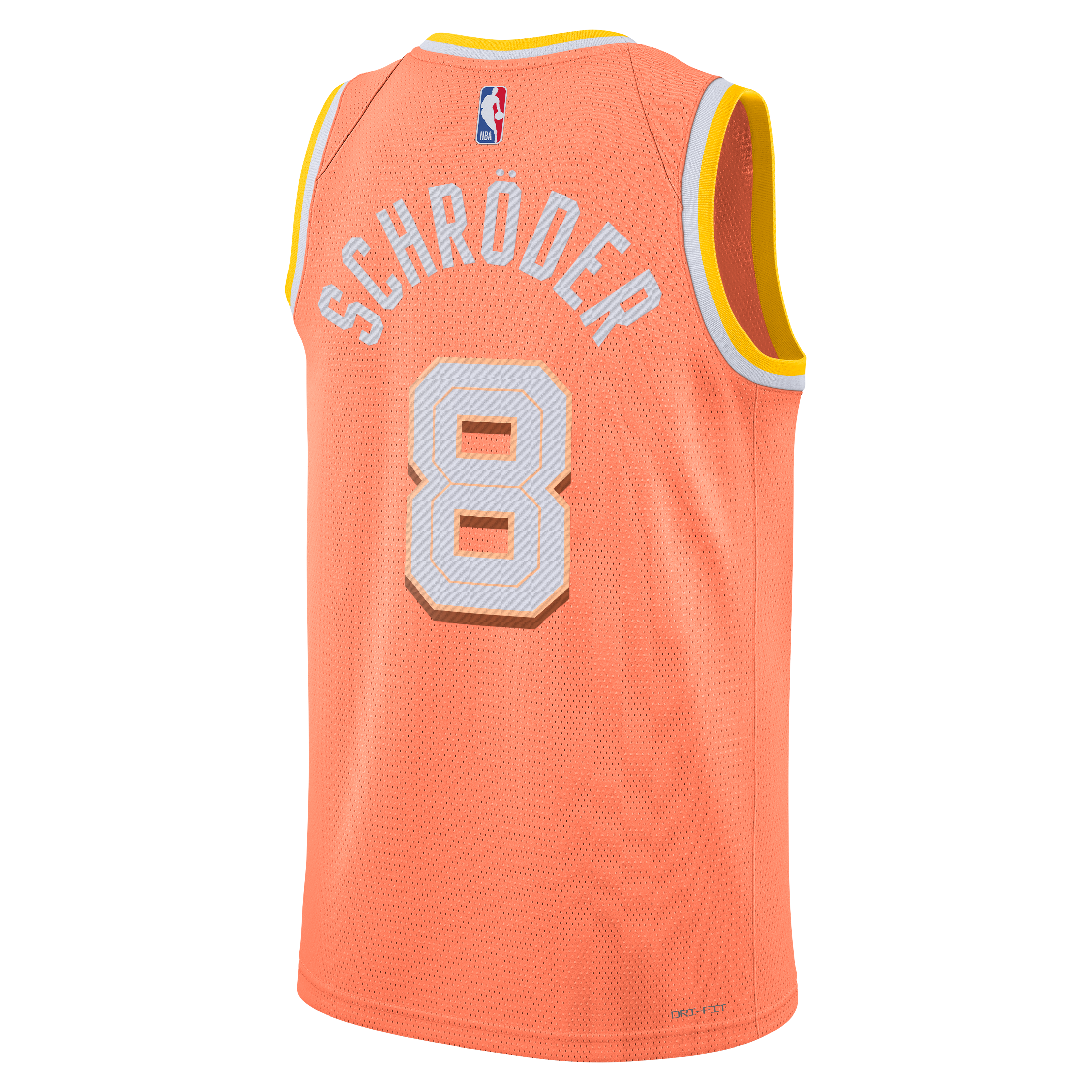 Dennis Schröder Cleveland Cavaliers 2025/26 City Edition Swingman Jersey - Orange - Unisex