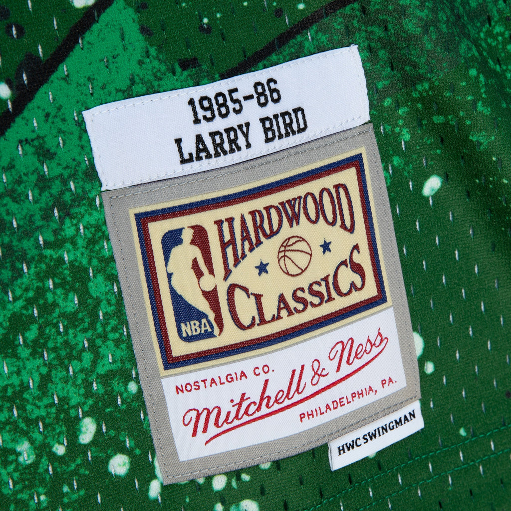 Larry Bird Boston Celtics 1985 Hyper Hoops Swingman Jersey - Green