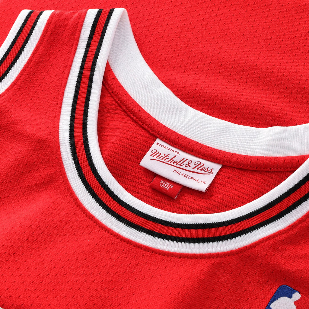 Michael Jordan Chicago Bulls 1994-95 Authentic Road Jersey - Red - Mens
