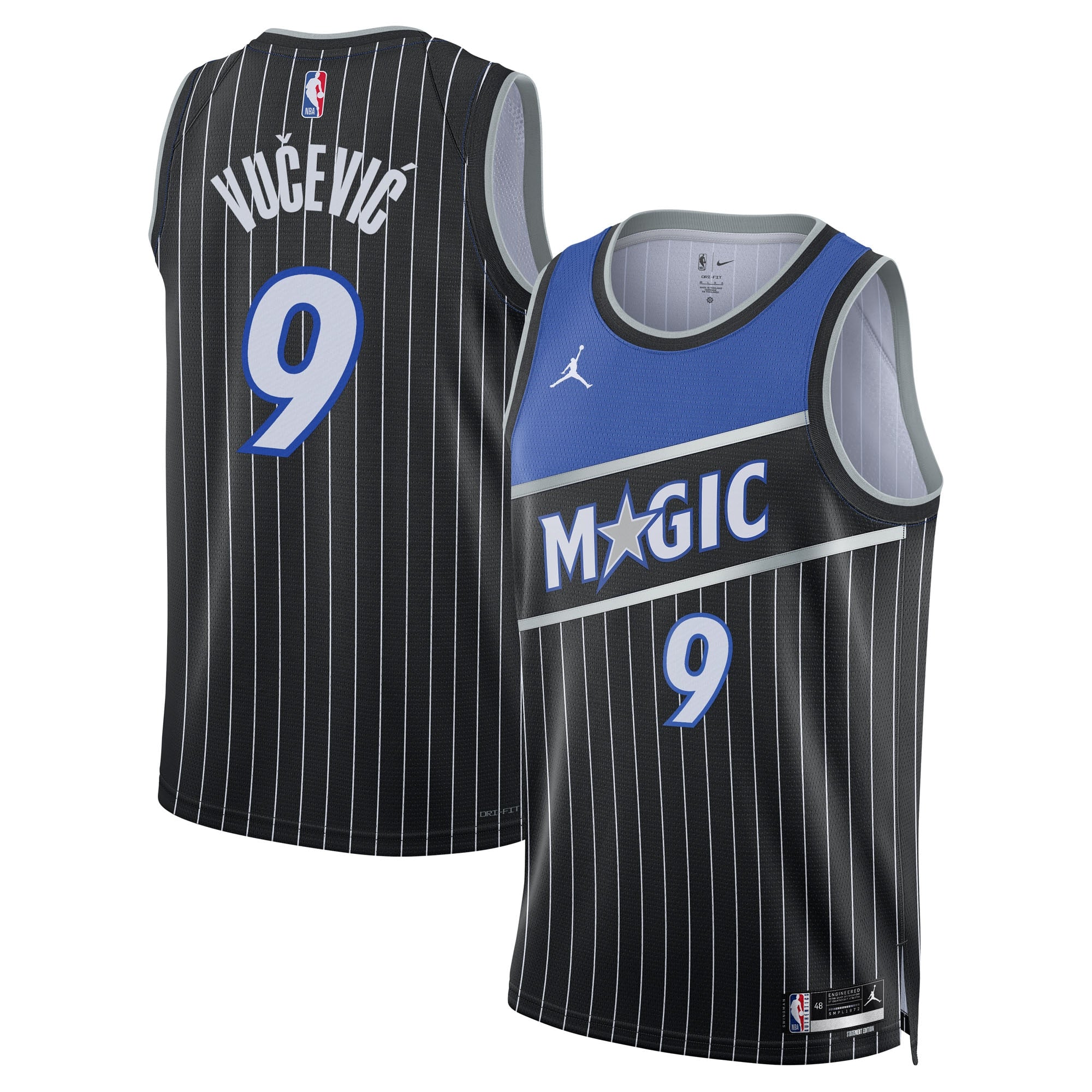 Nikola Vučević Orlando Magic Statement Edition Jersey - Black - Unisex