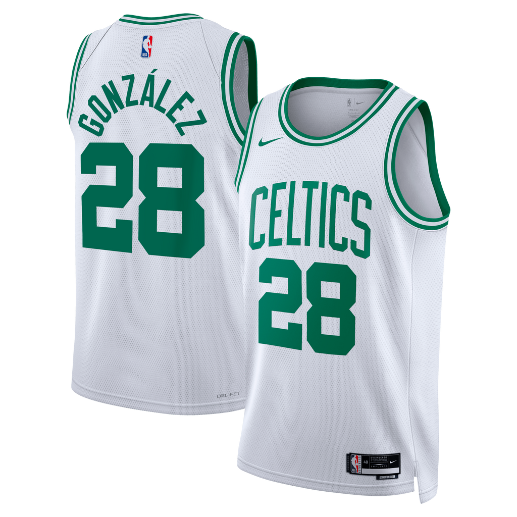Hugo González Boston Celtics Association Edition Swingman Jersey - White - Unisex