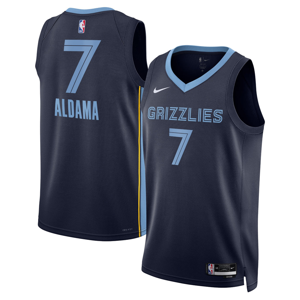 Santi Aldama Memphis Grizzlies Icon Edition Swingman Jersey - Navy - Unisex