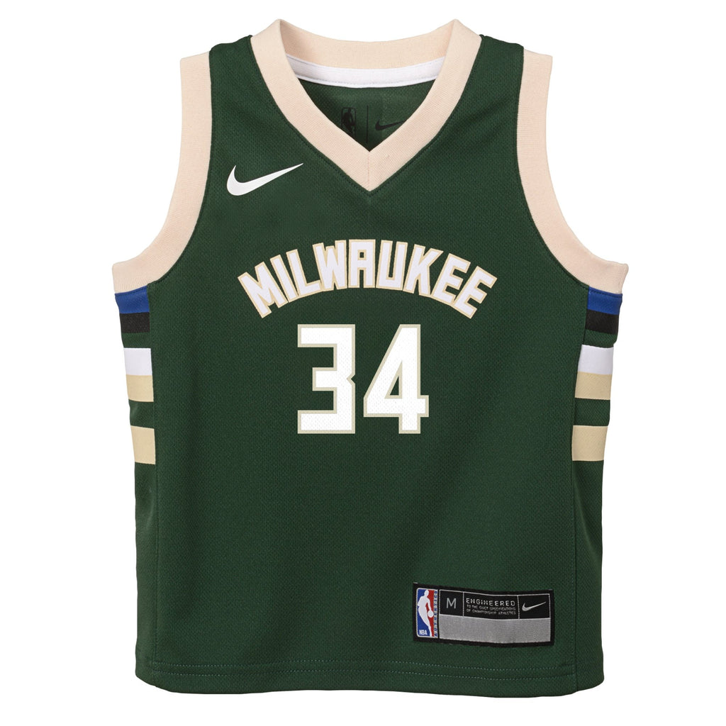 Giannis Antetokounmpo Milwaukee Bucks Replica Icon Jersey - Infant