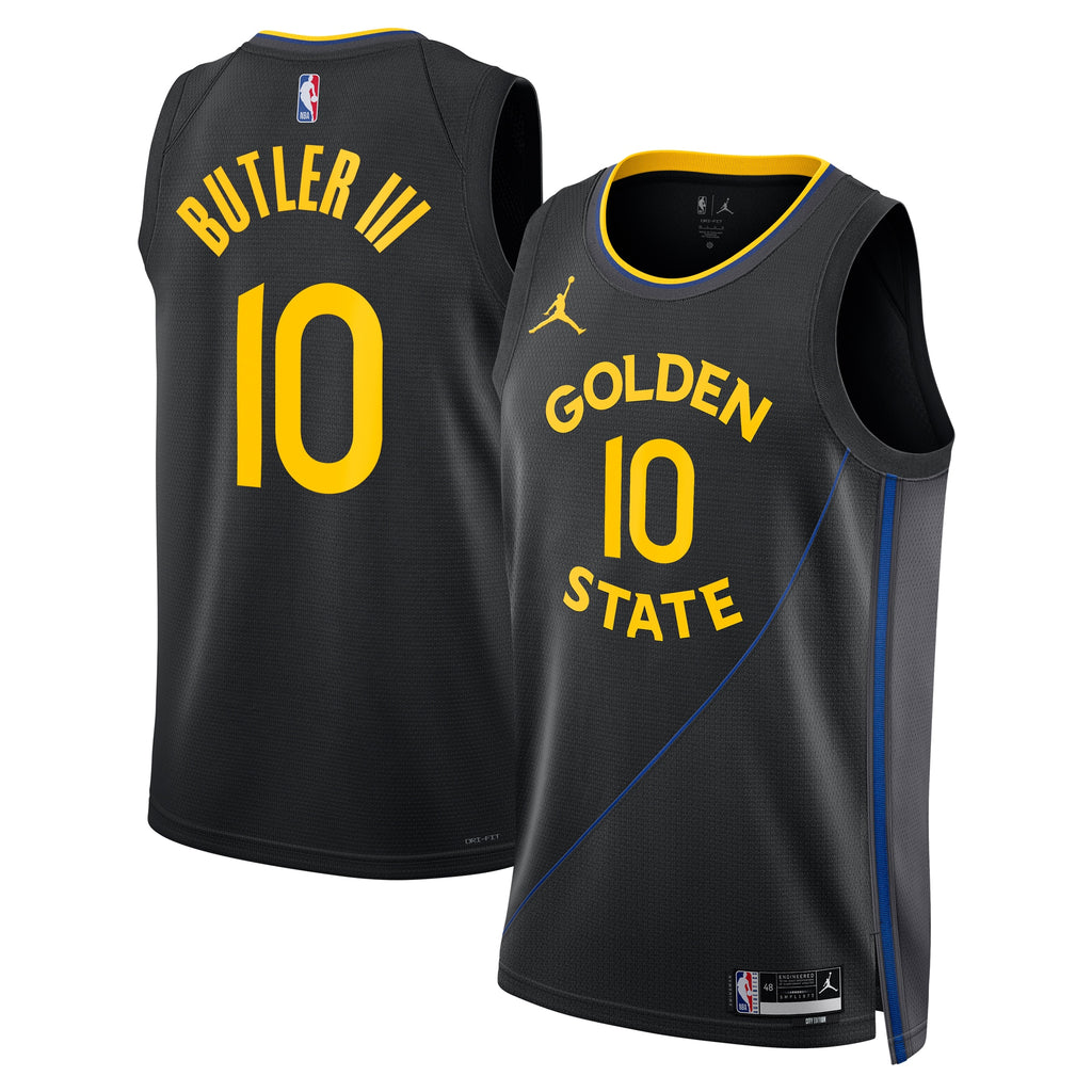Jimmy Butler III Golden State Warriors 2024/25 Statement Edition Swingman Jersey - Black - Unisex