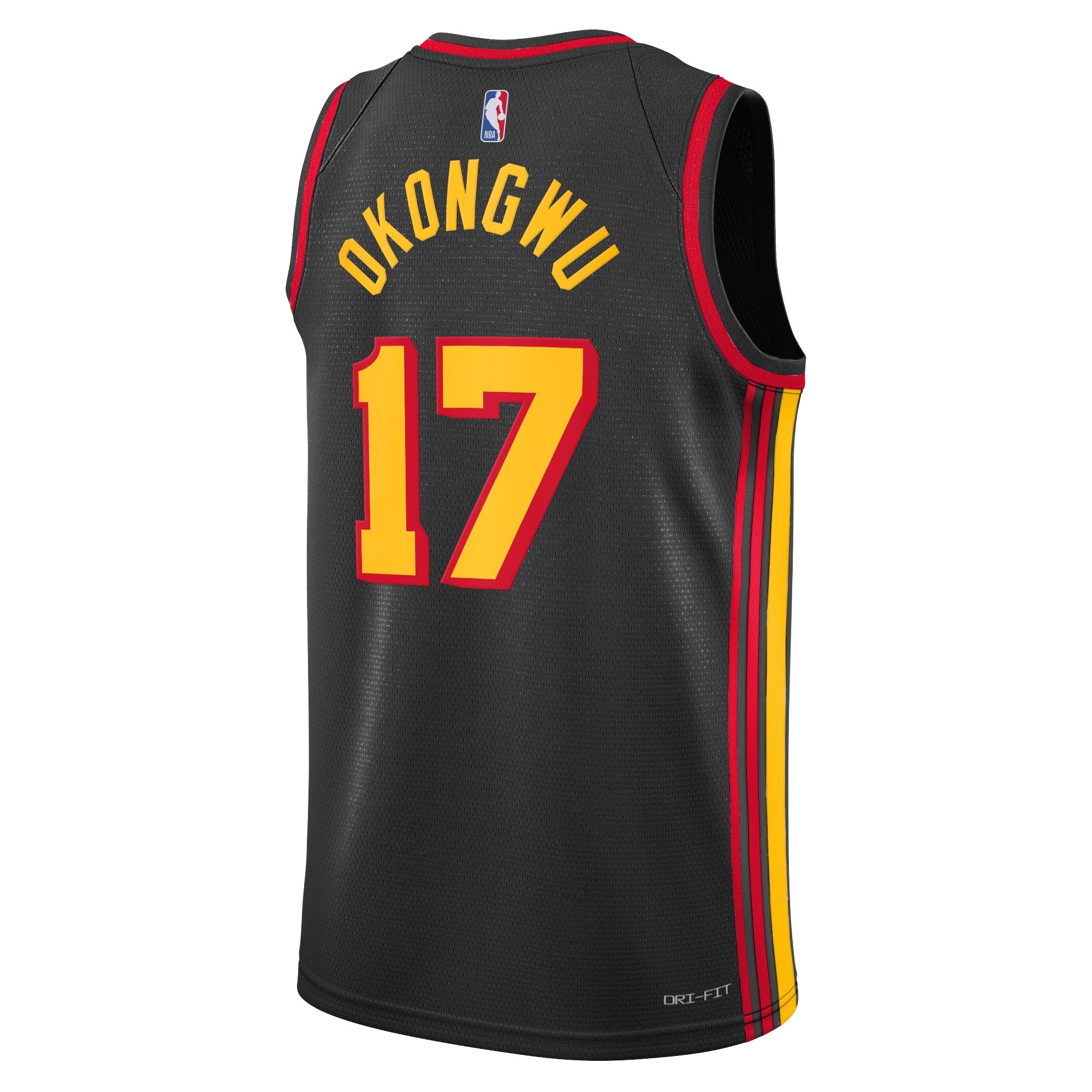 Onyeka Okongwu Atlanta Hawks Statement Edition Swingman Jersey - Black - Youth