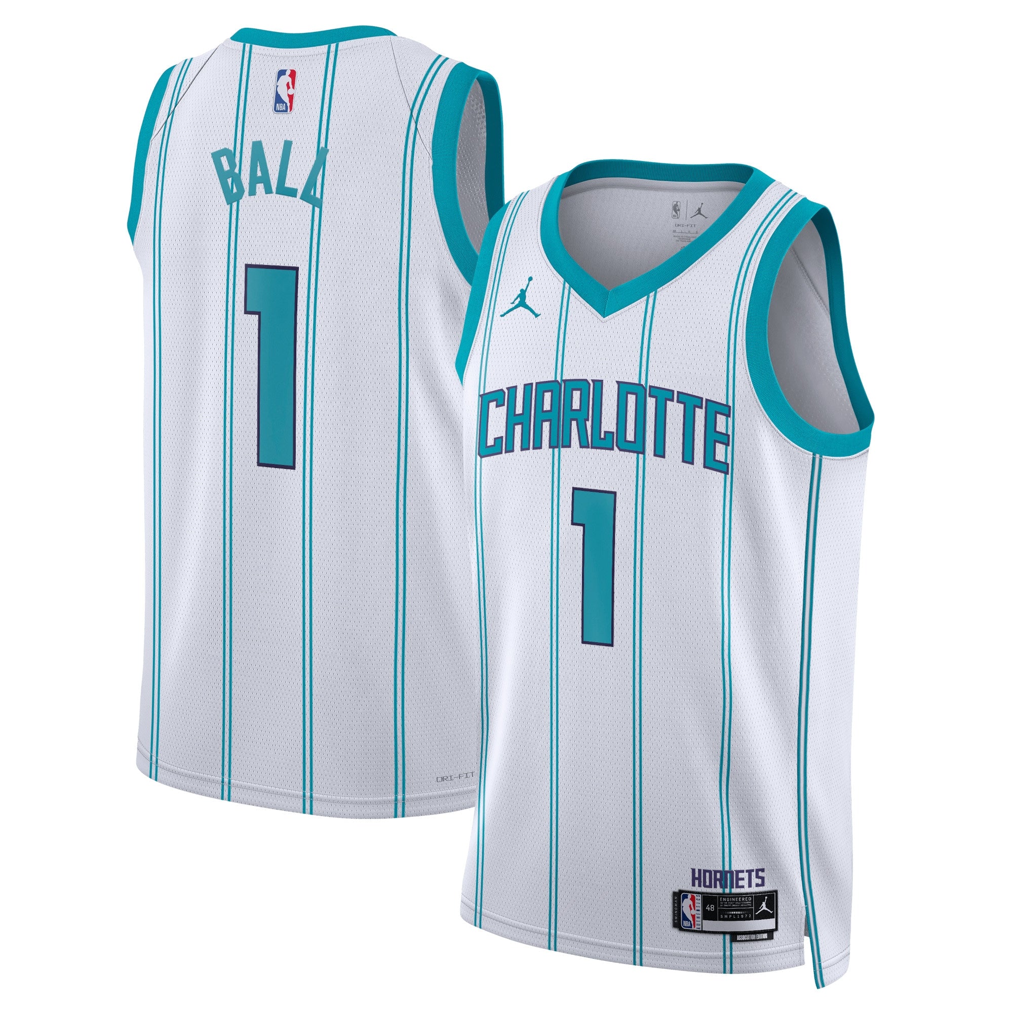 LaMelo Ball Charlotte Hornets Association Edition Swingman Jersey - White - Unisex