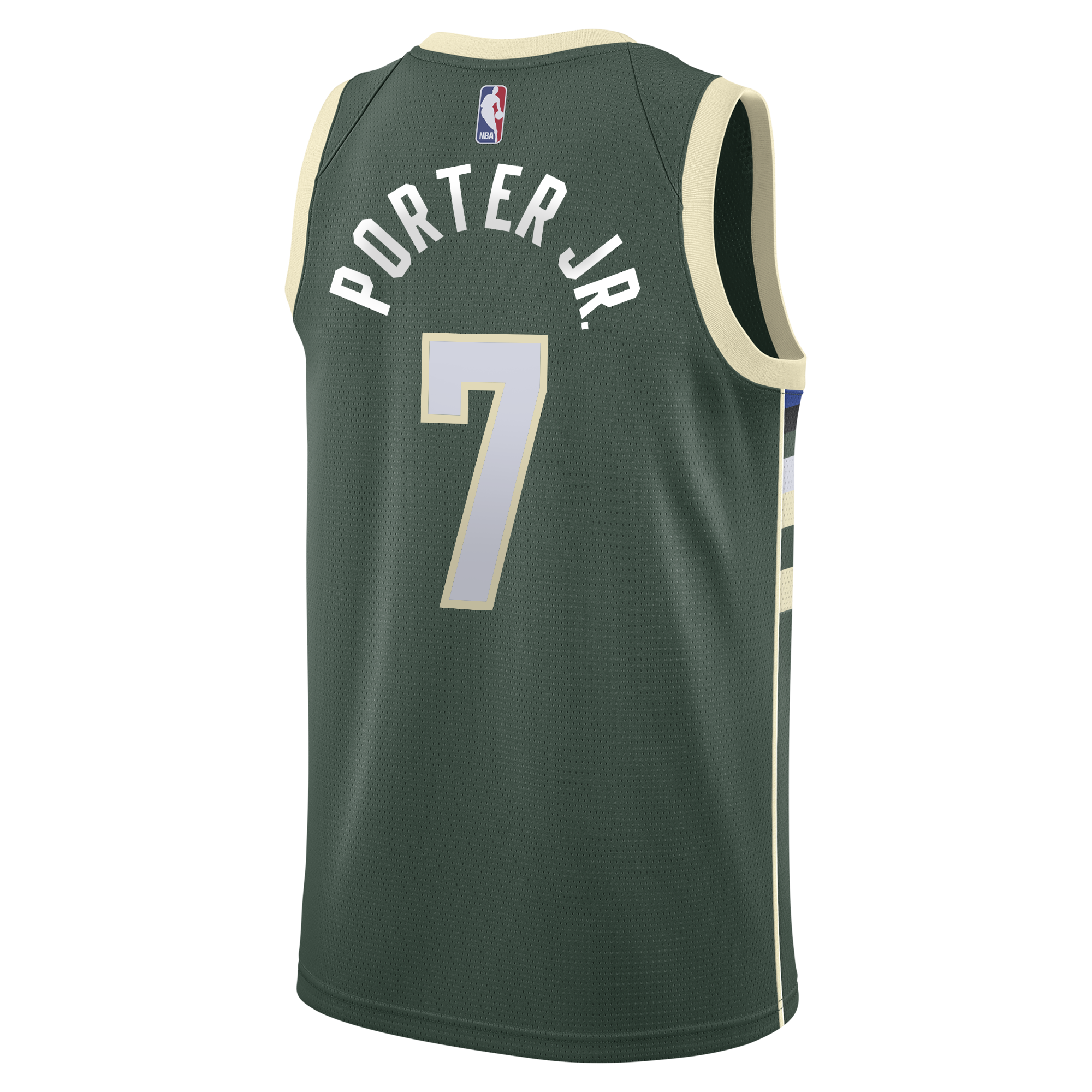 Kevin Porter Jr. Milwaukee Bucks Icon Edition Swingman Jersey - Hunter Green - Youth