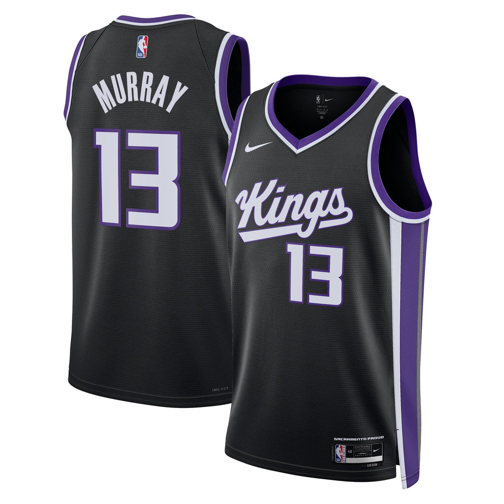 Keegan Murray Sacramento Kings Icon Edition Swingman Jersey - Black - Unisex