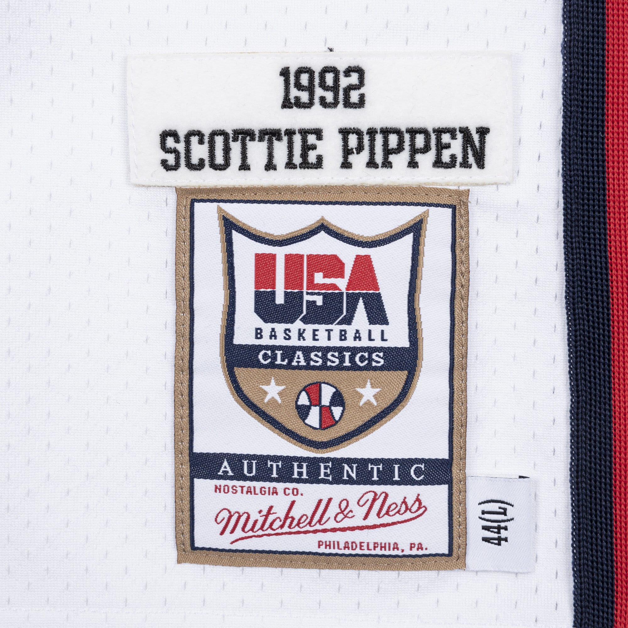 Scottie Pippen USA Basketball 1992 Authentic Jersey