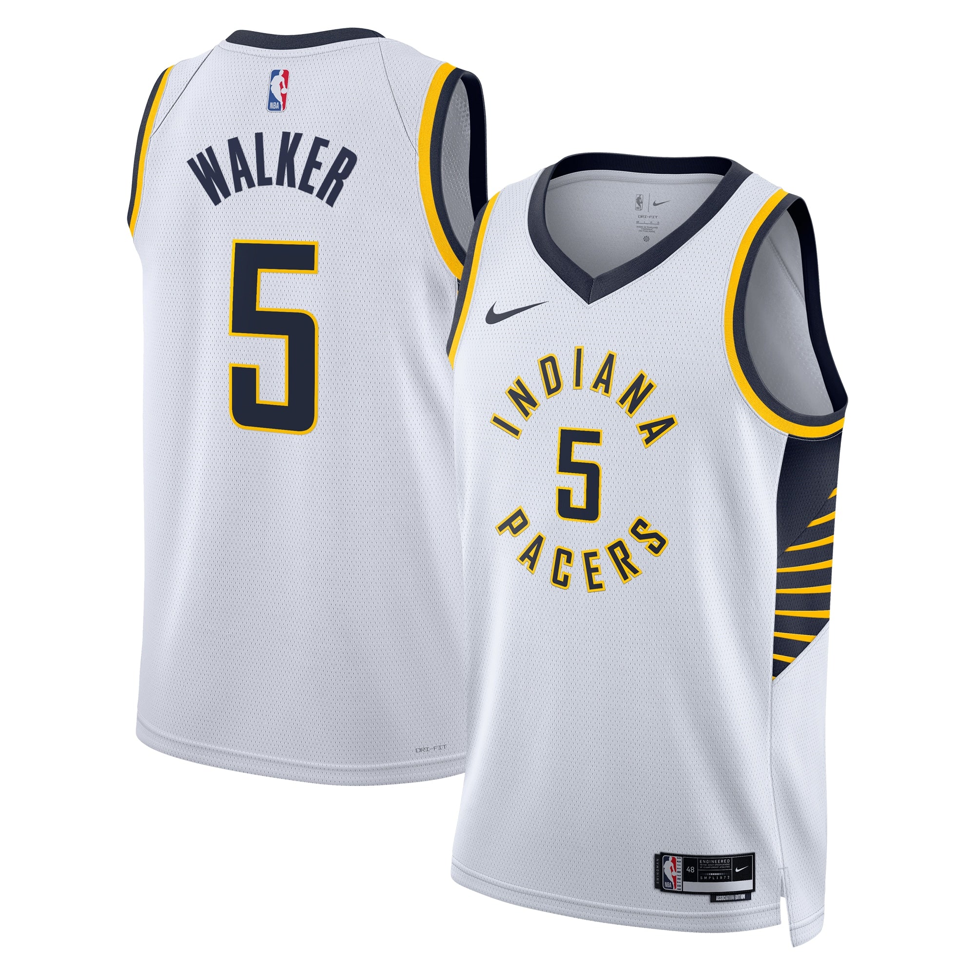 Jarace Walker Indiana Pacers Association Edition Swingman Jersey - White - Unisex
