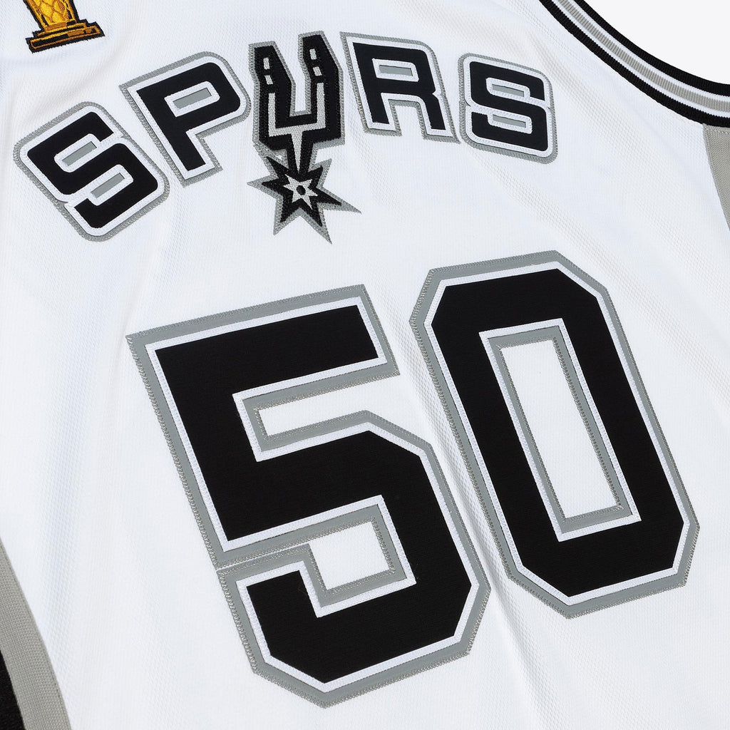 David Robinson San Antonio Spurs 2002 Finals Authentic Home Jersey - White