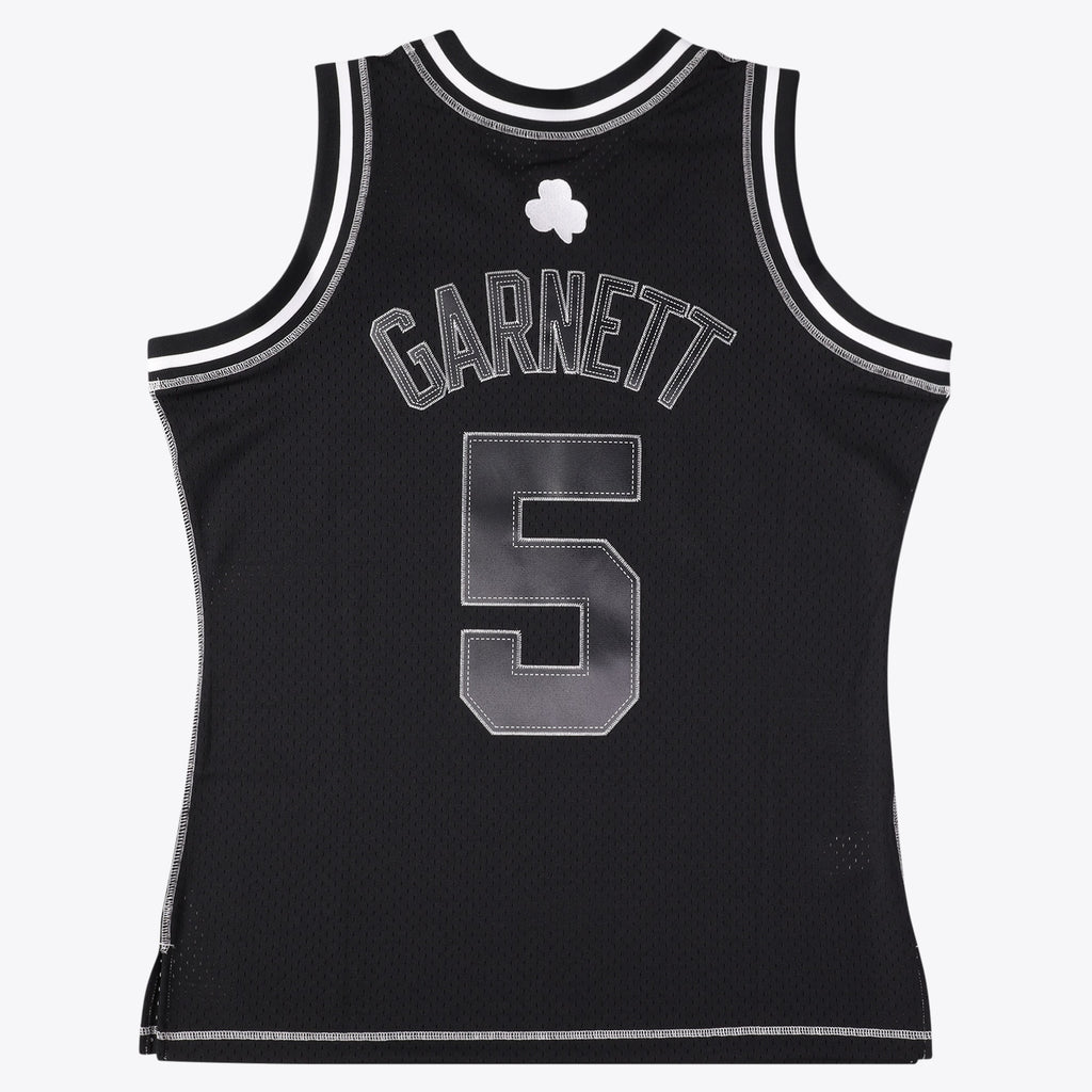 Kevin Garnett Boston Celtics 2007 Contrast 2K Swingman Jersey - Black