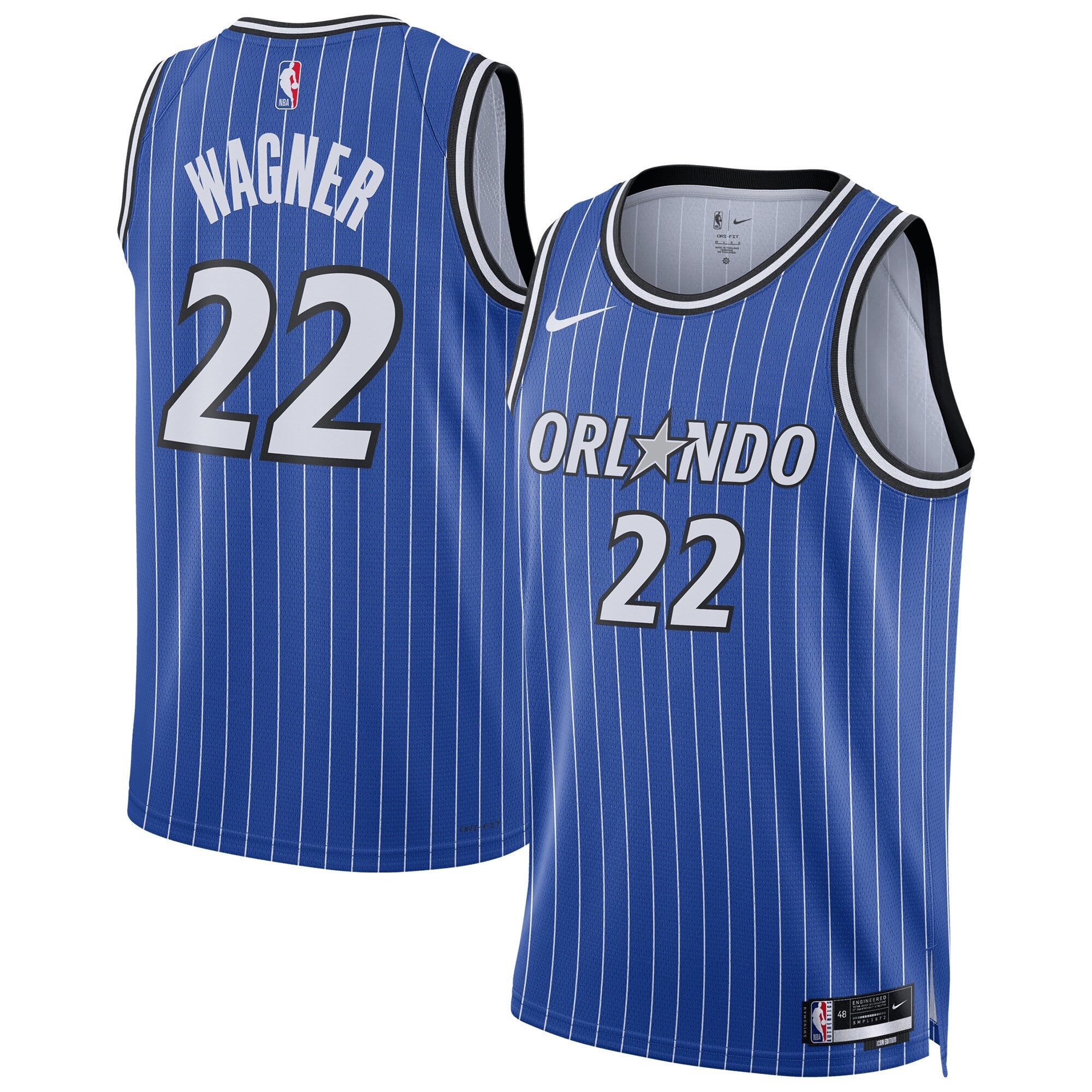 Moritz Wagner Orlando Magic Replica Swingman Icon Jersey - Unisex