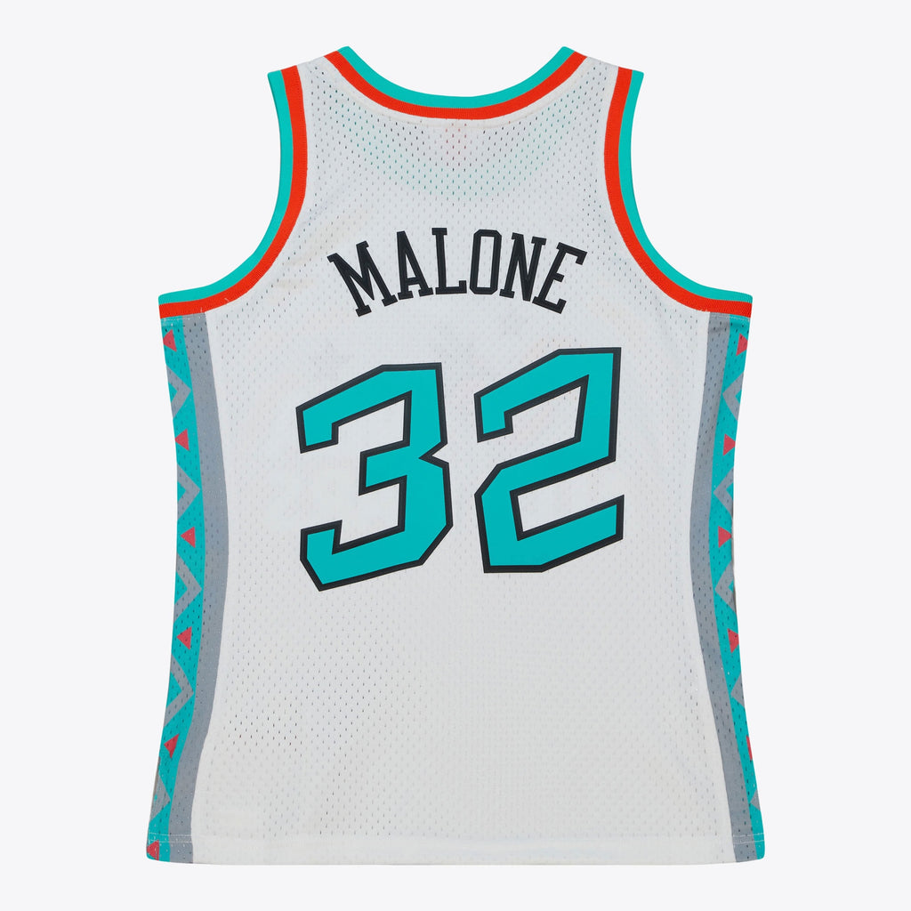 Karl Malone Utah Jazz 1996 All-Star Authentic Swingman Jersey - White