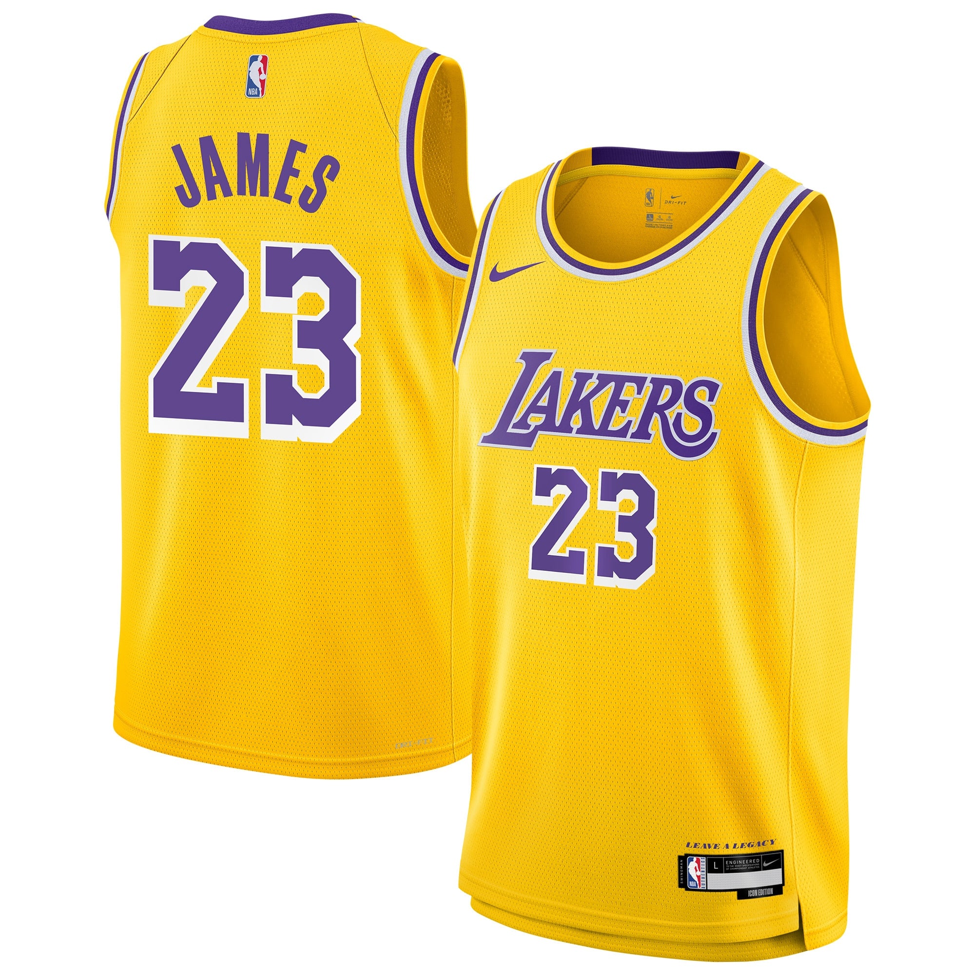 LeBron James Los Angeles Lakers Swingman Jersey - Youth