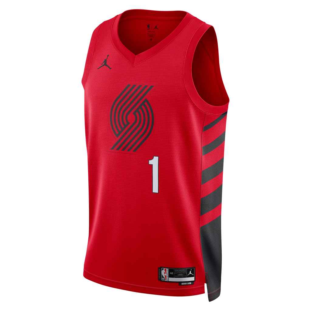 Ja Morant Portland Trail Blazers Statement Edition Swingman Jersey - Red - Unisex