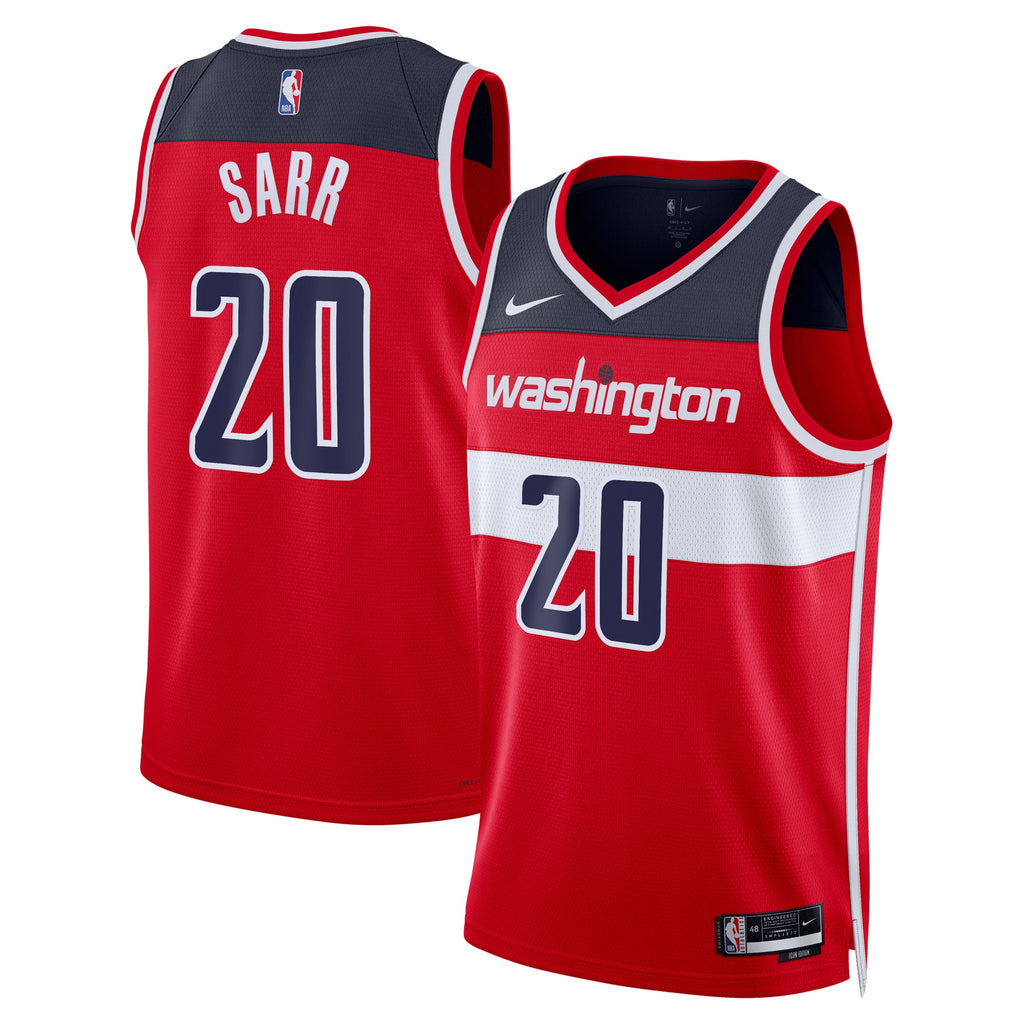 Alexandre Sarr Washington Wizards Swingman Icon Jersey - Red - Unisex