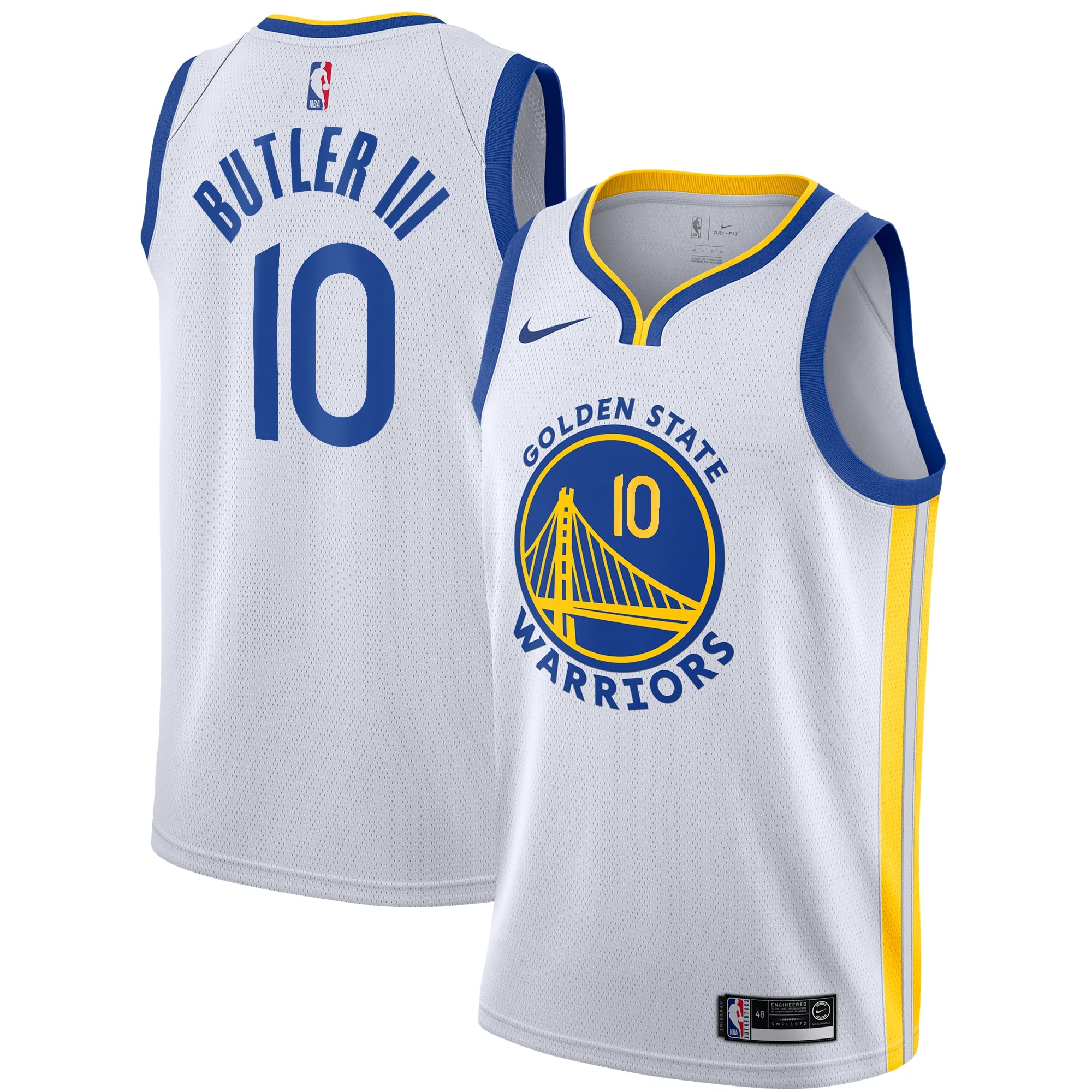Jimmy Butler III Golden State Warriors Association Edition Swingman Jersey - White - Youth