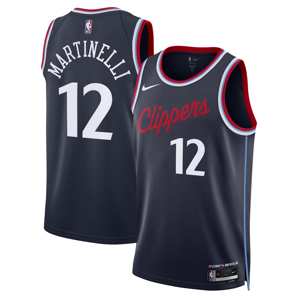 Nick Martinelli Los Angeles Clippers Icon Edition Replica Swingman Jersey - Navy - Unisex