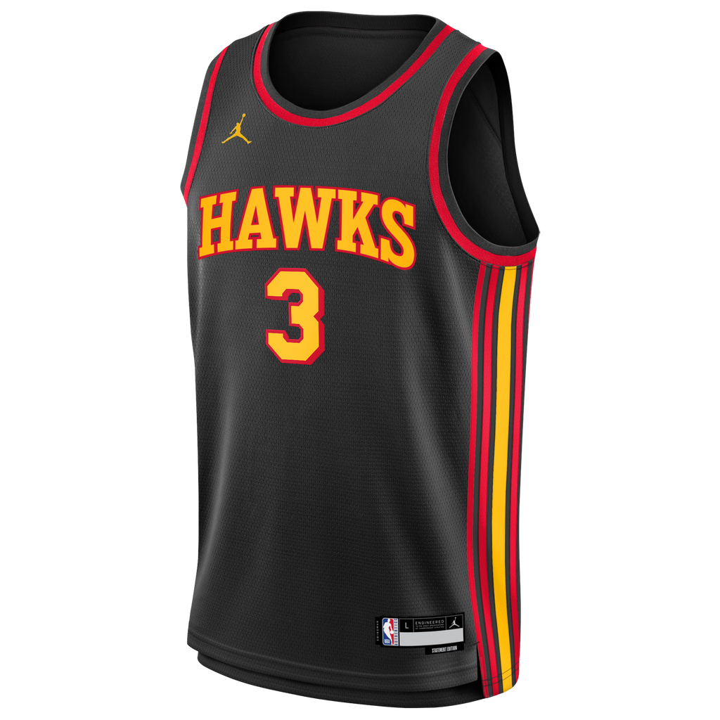 CJ McCollum Atlanta Hawks Statement Edition Swingman Jersey - Black - Youth