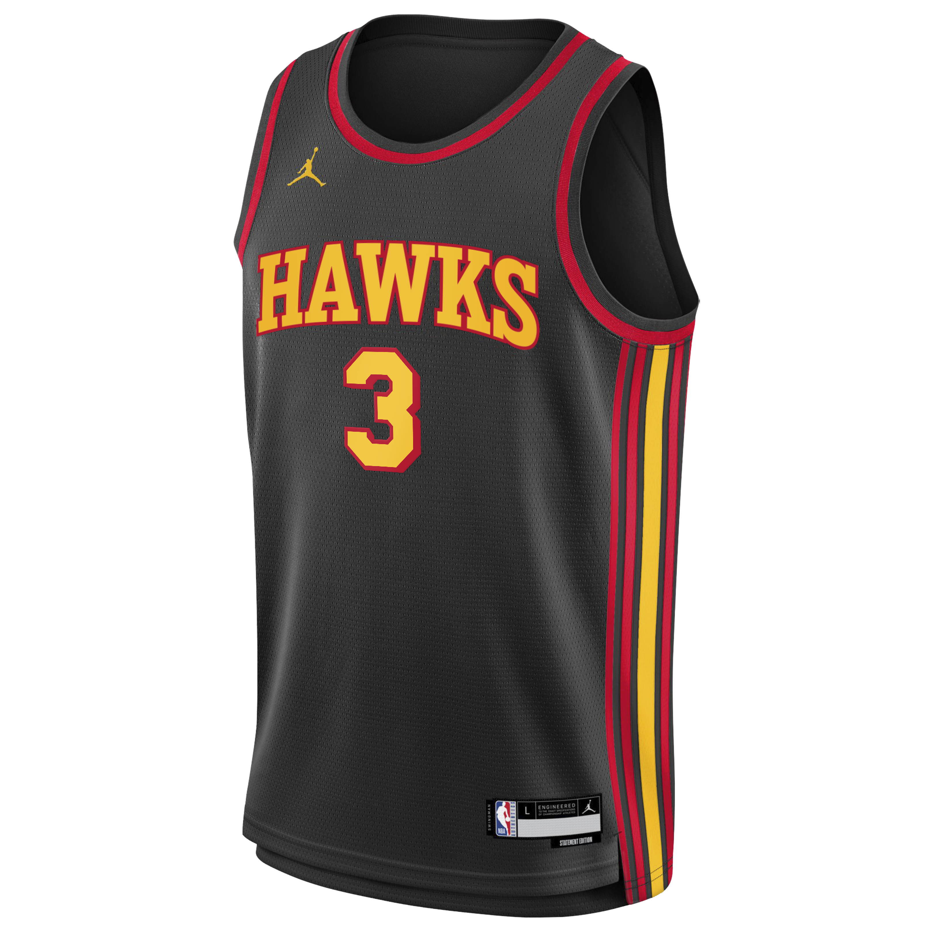 CJ McCollum Atlanta Hawks Statement Edition Swingman Jersey - Black - Youth
