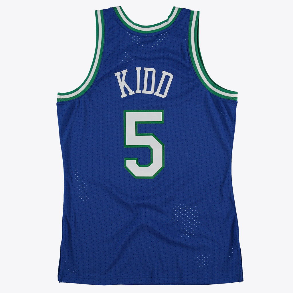 Jason Kidd Dallas Mavericks 1997 Hardwood Classics Swingman Road Jersey - Royal - Mens