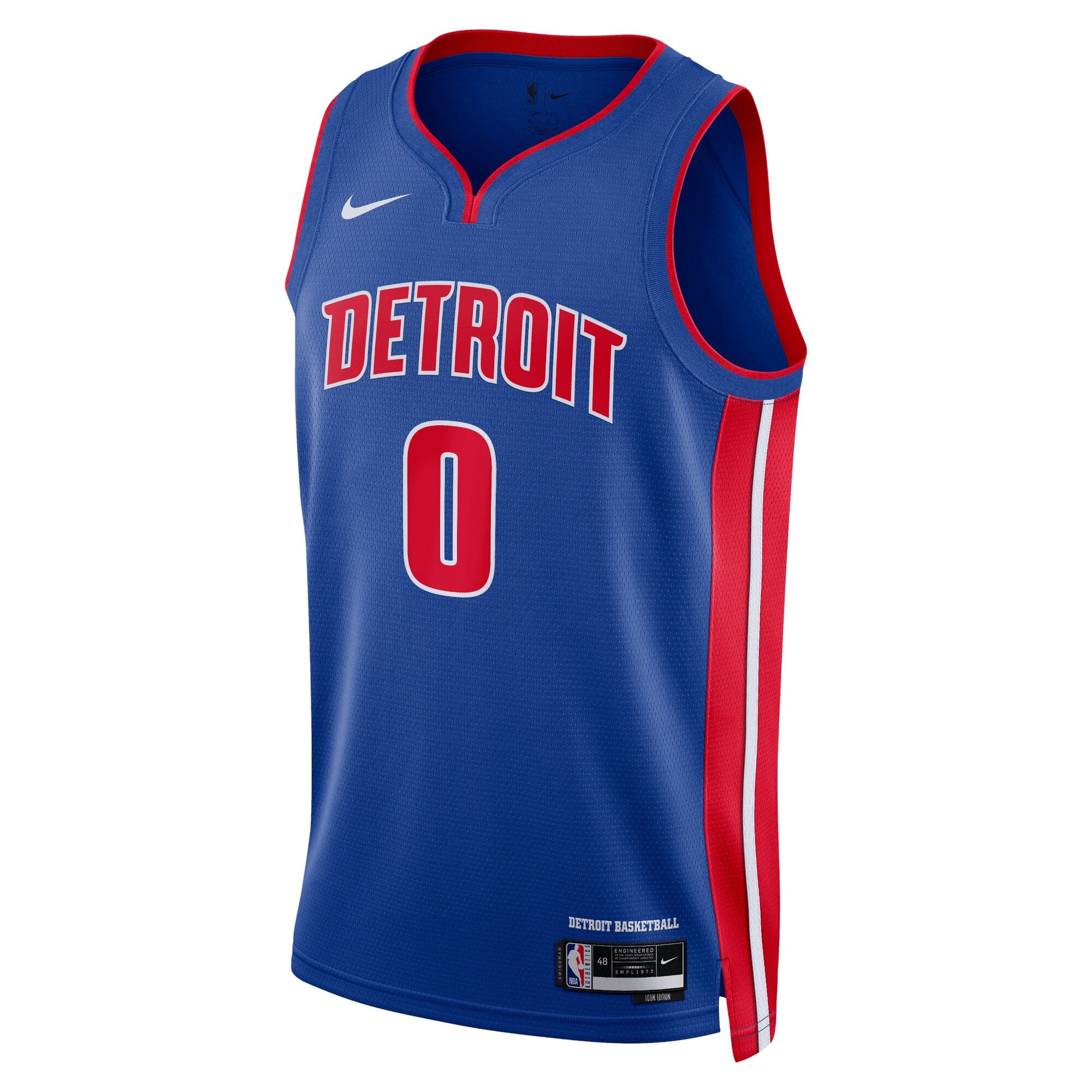 Jalen Duren Detroit Pistons Icon Edition Swingman Jersey - Blue - Unisex
