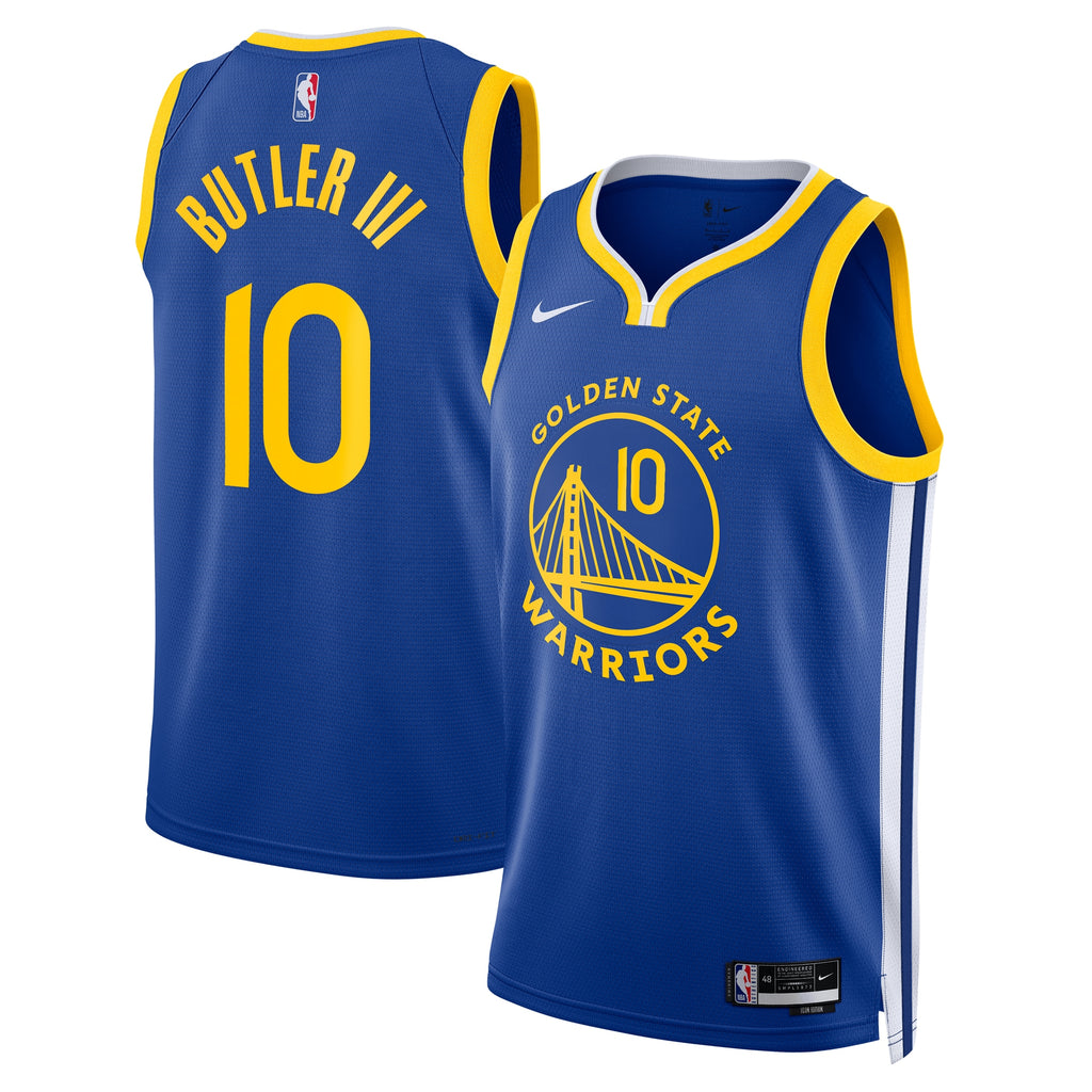Jimmy Butler III Golden State Warriors Icon Edition Swingman Jersey - Royal - Unisex