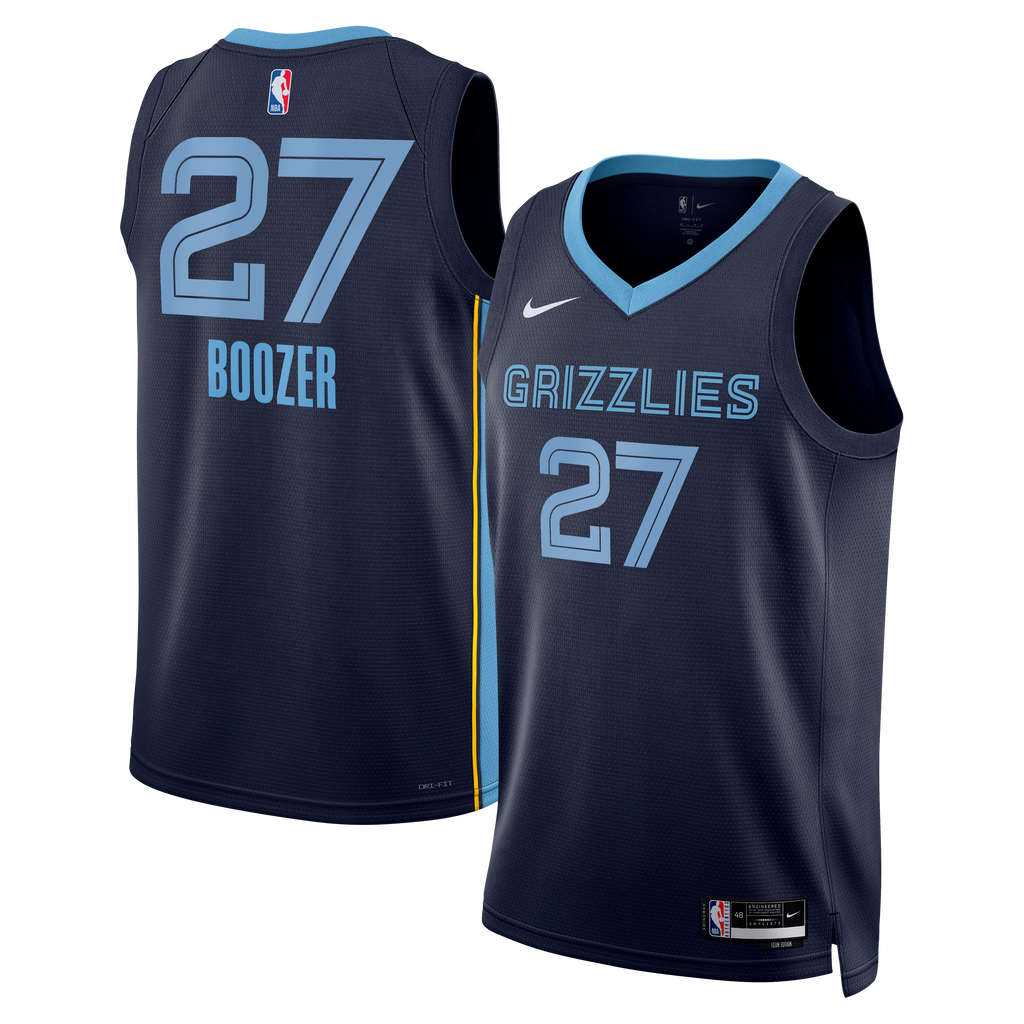 Cameron Boozer Memphis Grizzlies Swingman Icon Jersey - Black - Unisex