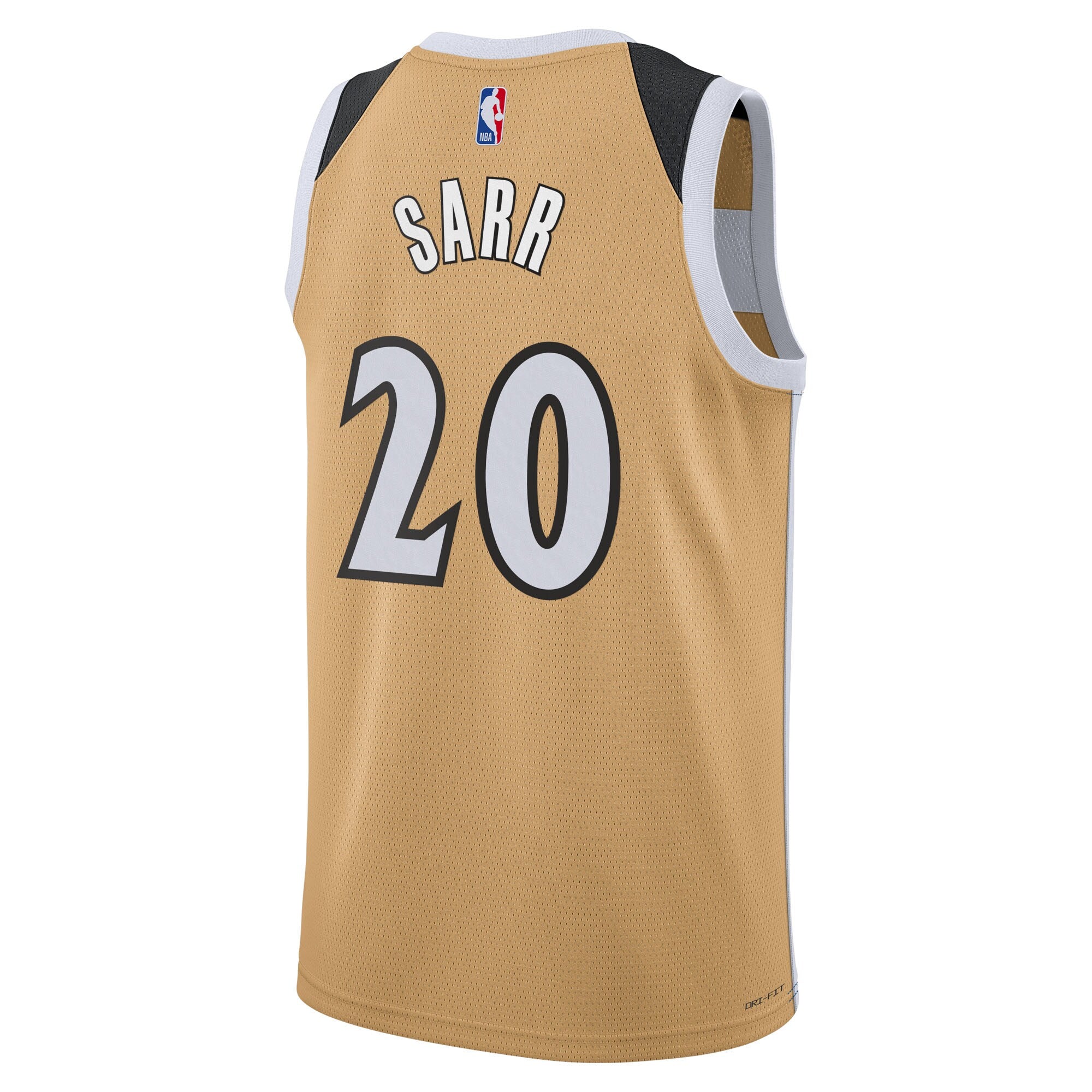Alex Sarr Washington Wizards 2025/26 City Edition Swingman Jersey - Tan - Unisex