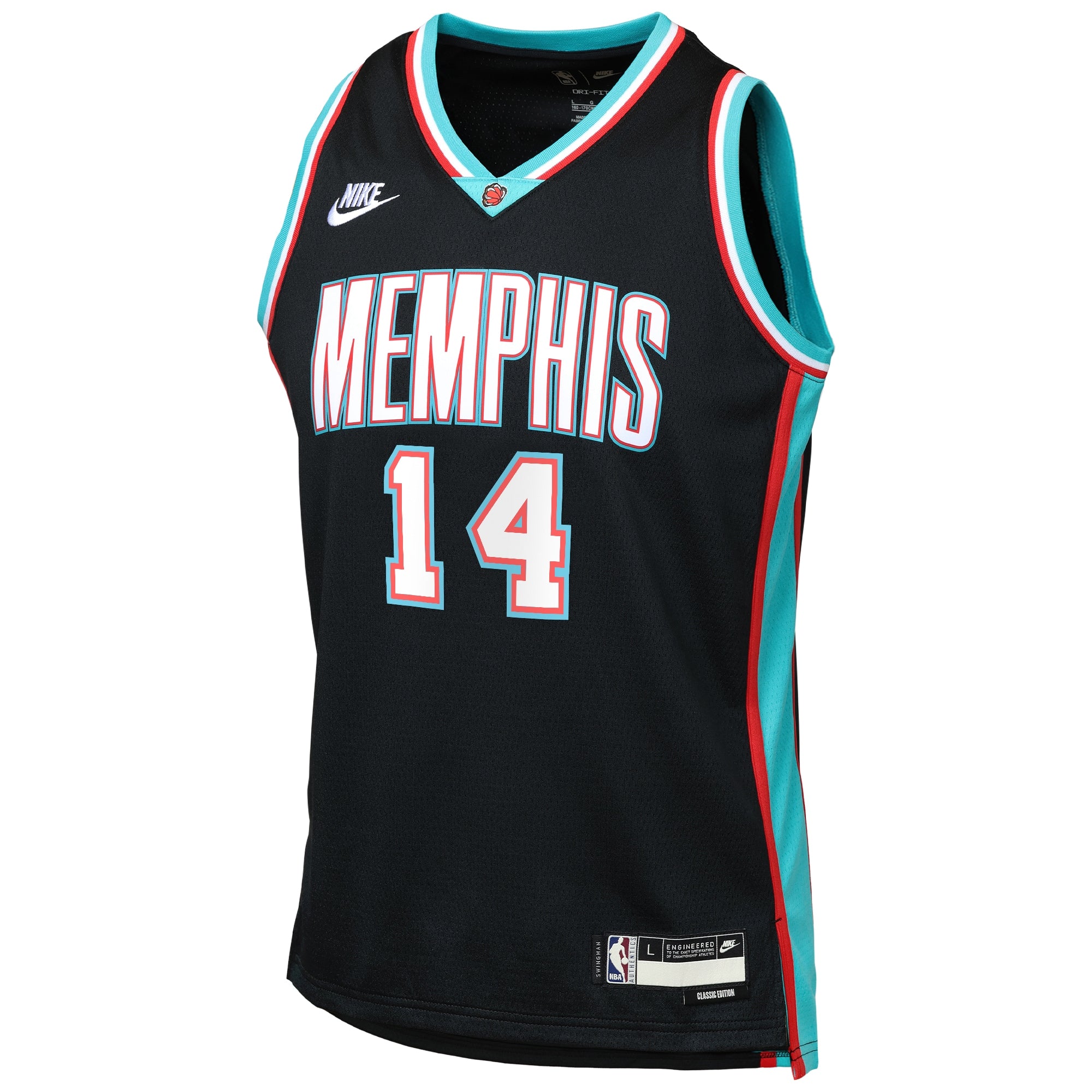 Zach Edey Memphis Grizzlies Classic Edition Jersey - Black - Youth