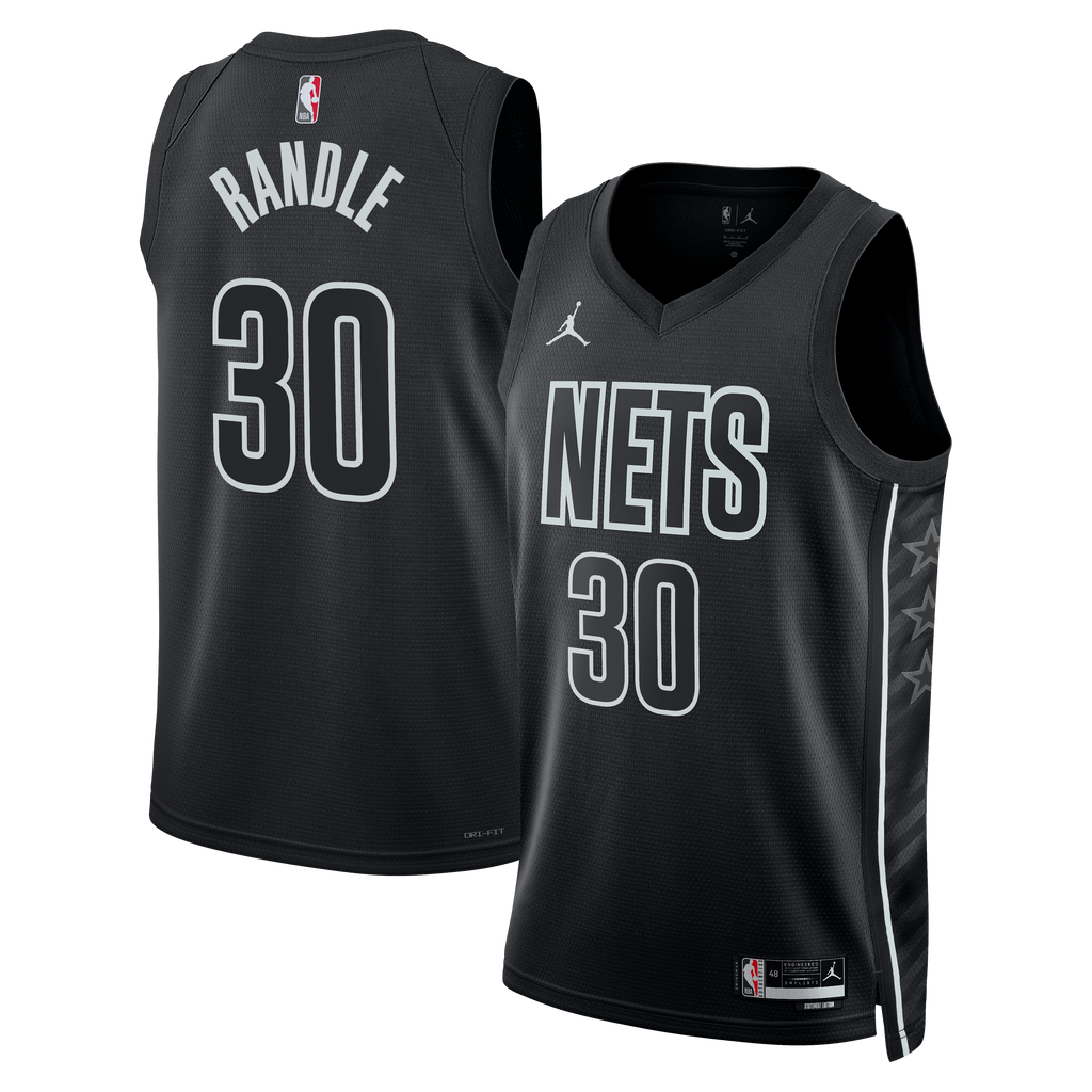 Julius Randle Brooklyn Nets Statement Edition Swingman Jersey - Black - Unisex