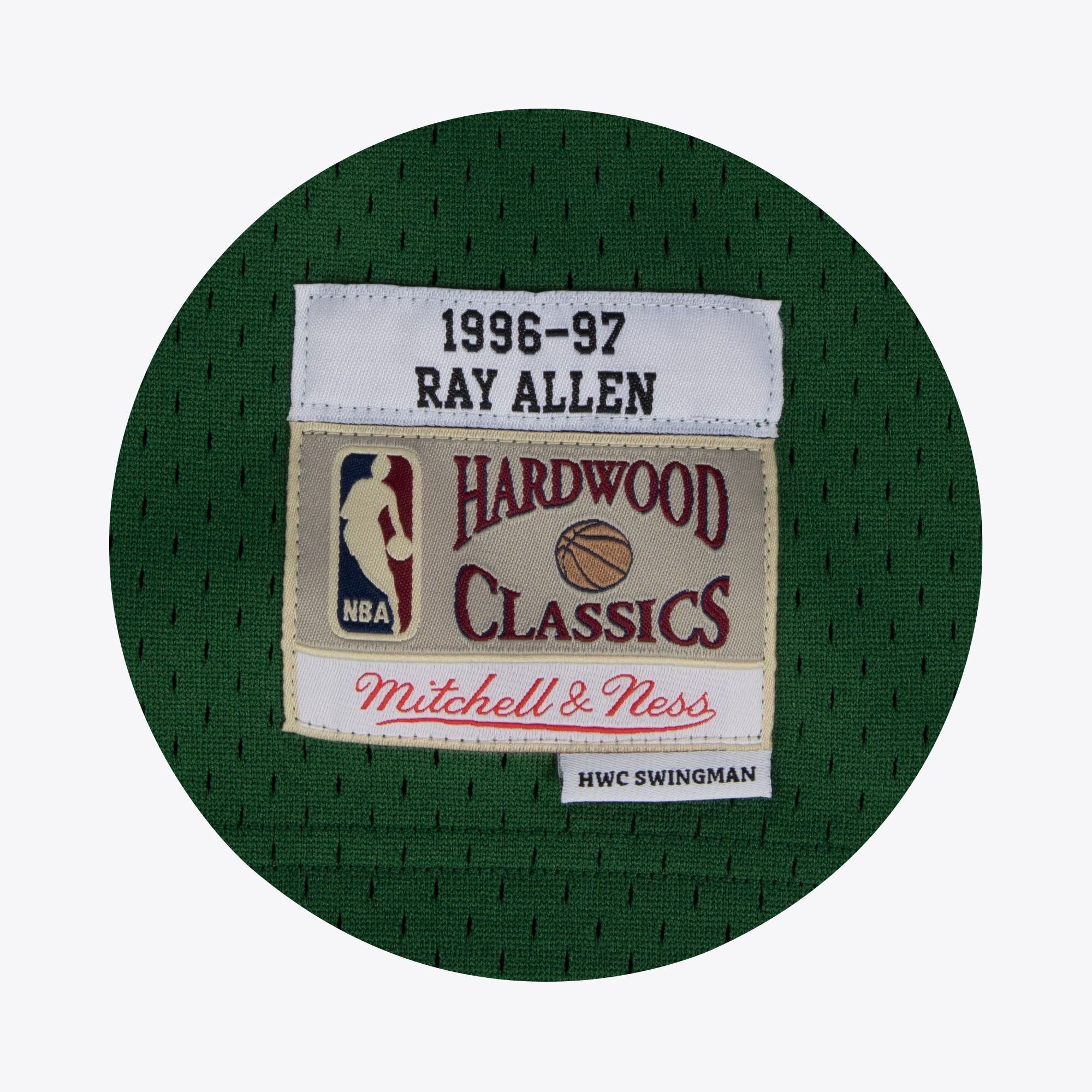 Ray Allen Milwaukee Bucks 1996 Hardwood Classics Alternate Swingman Jersey - Dark Green - Mens