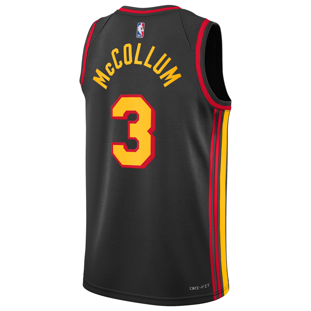 CJ McCollum Atlanta Hawks Statement Edition Swingman Jersey - Black - Youth