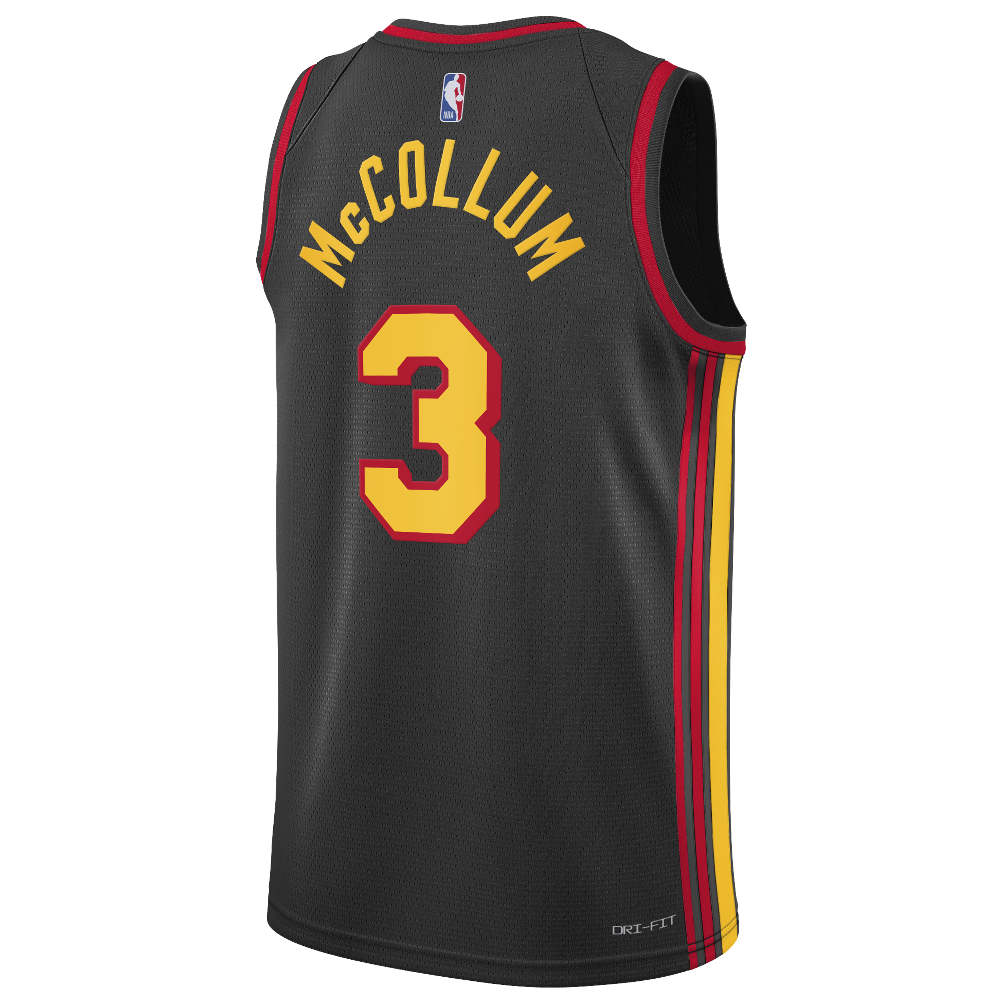 CJ McCollum Atlanta Hawks Statement Edition Swingman Jersey - Black - Youth