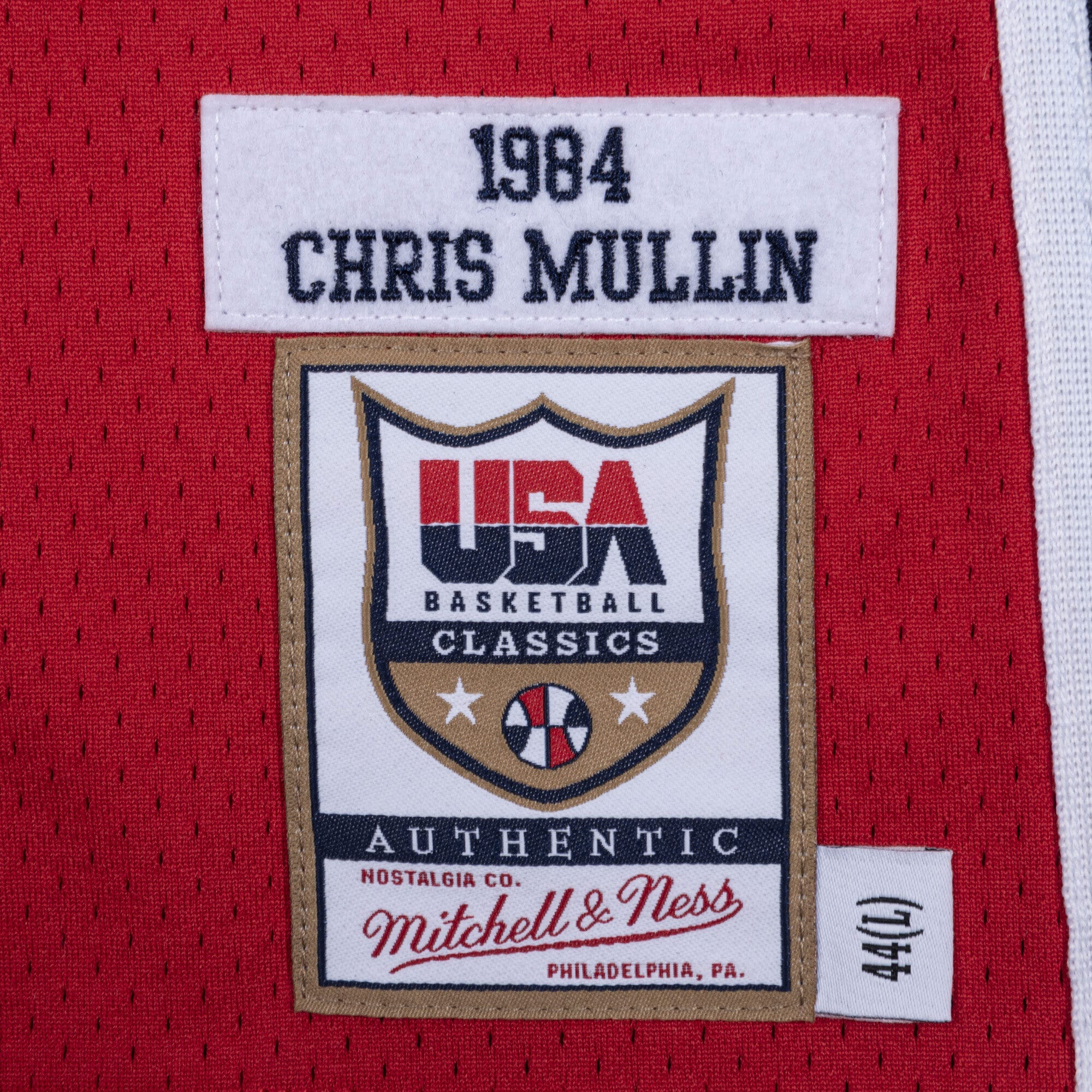 Chris Mullin USA Basketball 1984 Authentic Jersey
