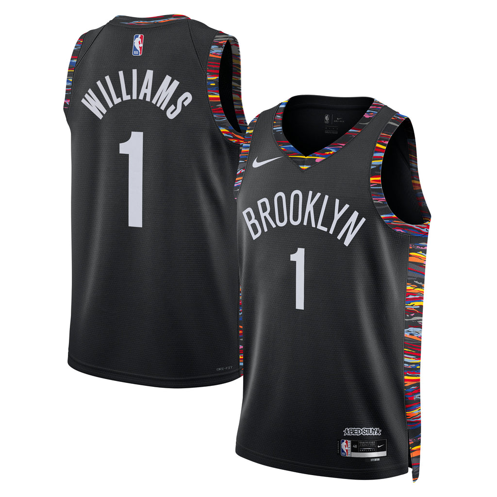 Ziaire Williams Brooklyn Nets 2025/26 City Edition Swingman Jersey - Black - Unisex
