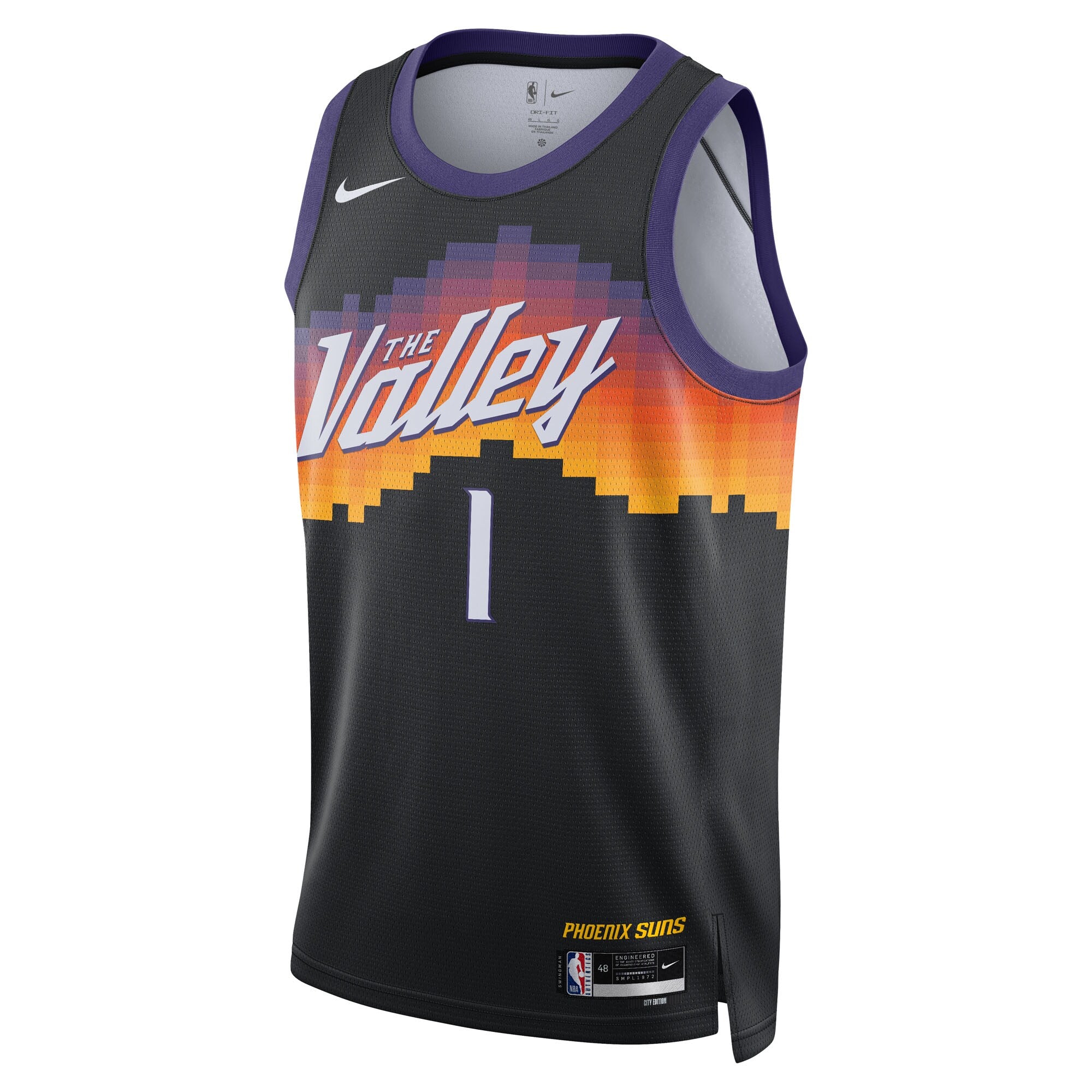 Devin Booker Phoenix Suns 2025/26 City Edition Swingman Jersey - Black - Unisex