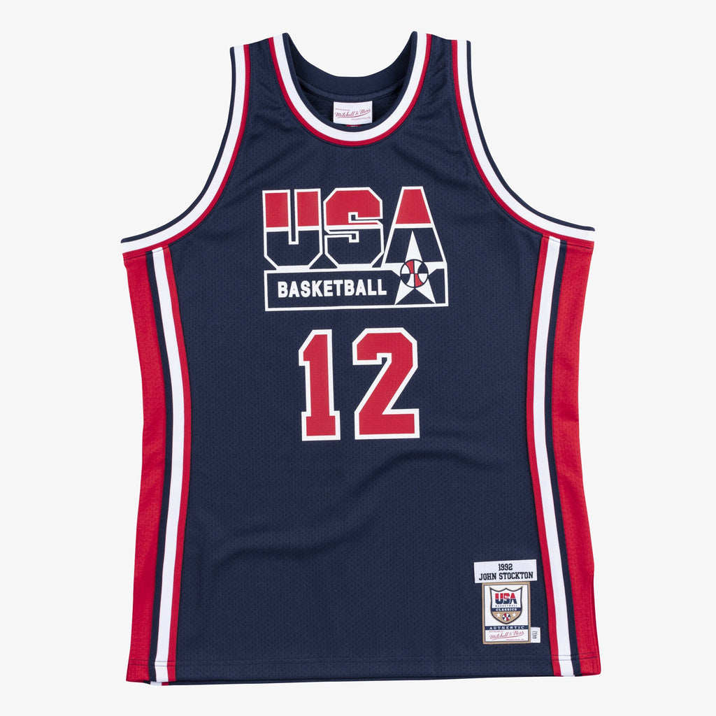 John Stockton USA Basketball 1992 Authentic Jersey
