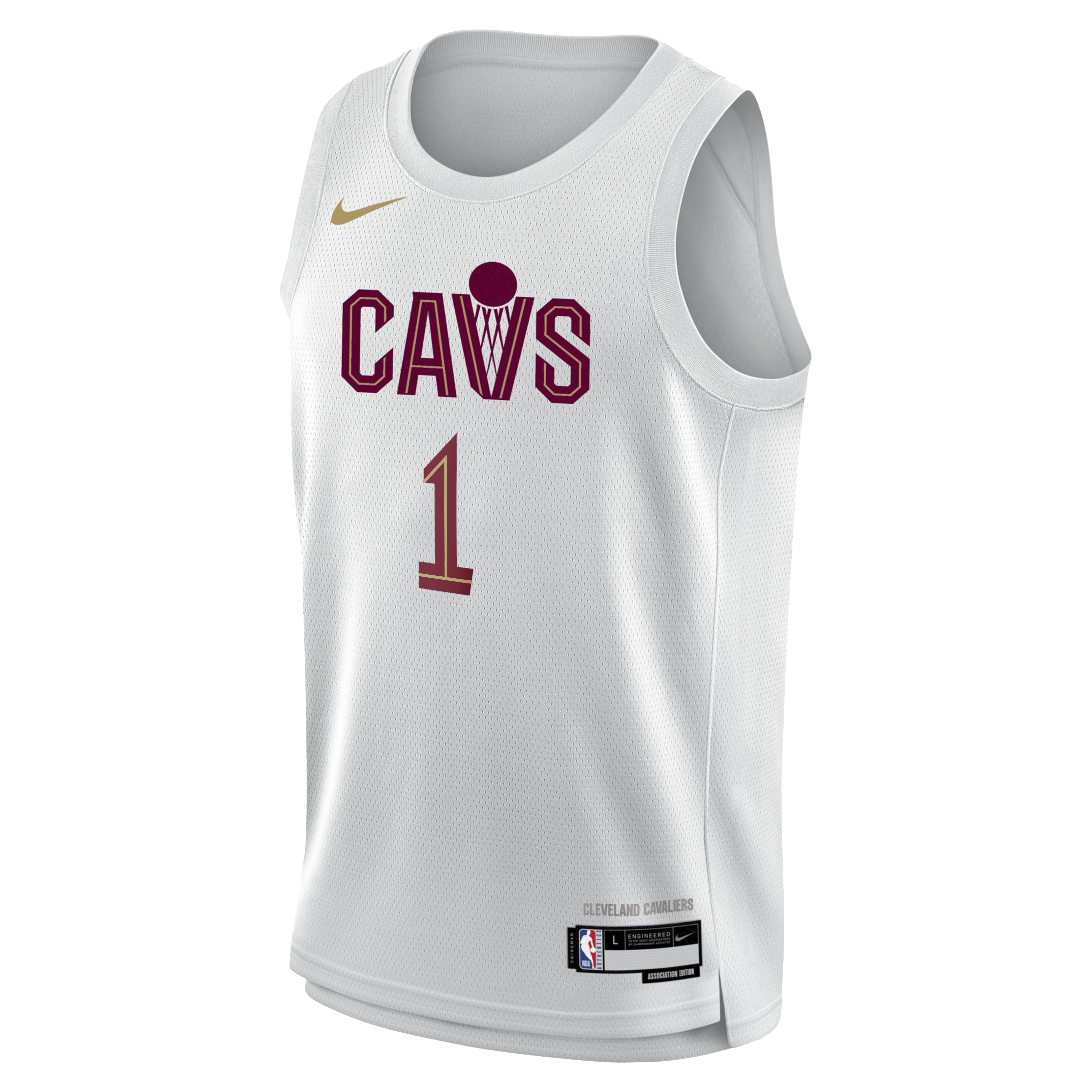 James Harden Cleveland Cavaliers Association Edition Swingman Jersey - White - Youth