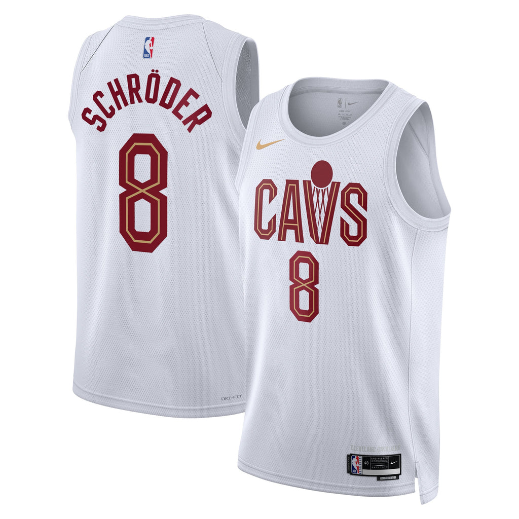 Dennis Schröder Cleveland Cavaliers Association Edition Swingman Jersey - White - Unisex